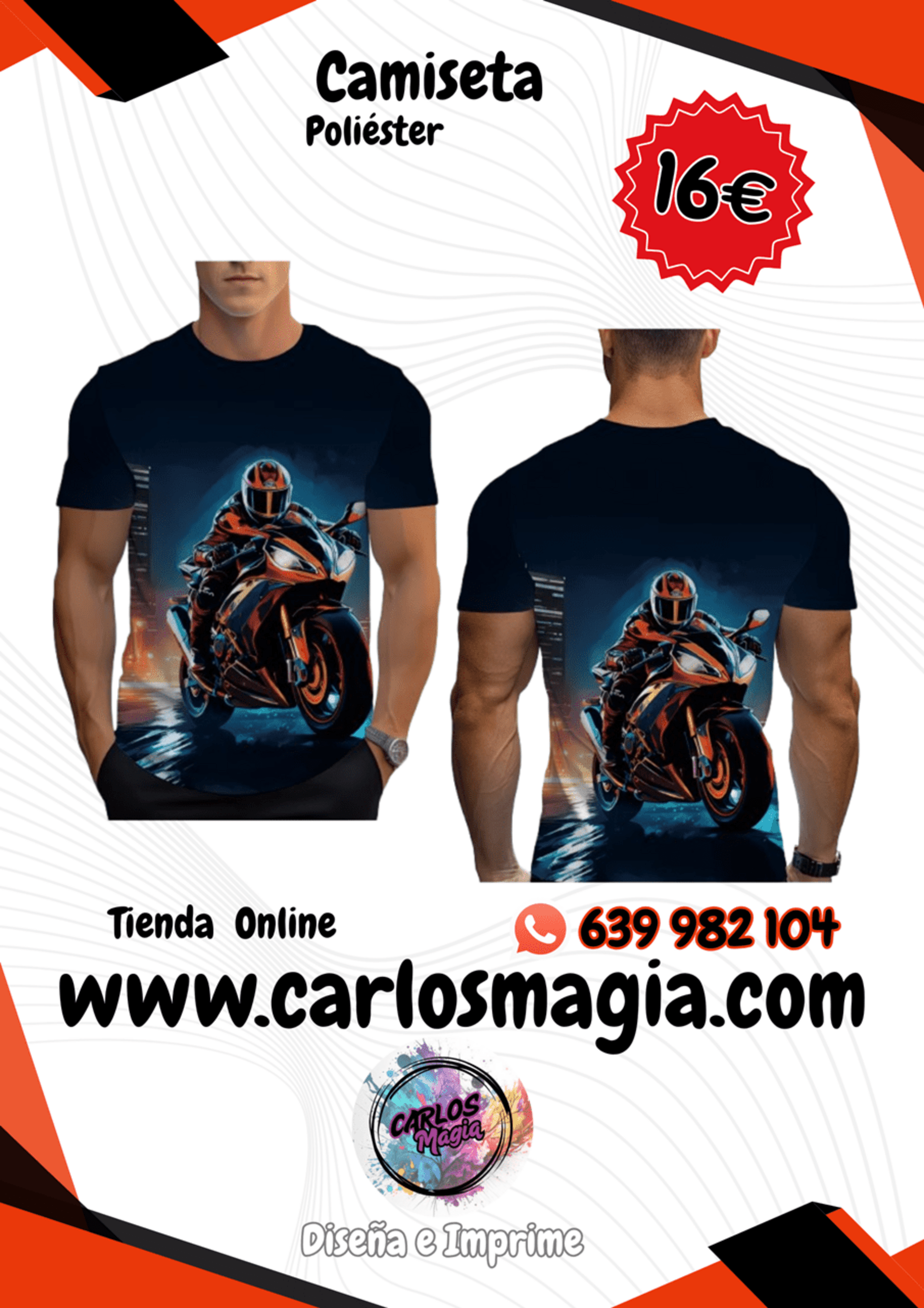 Camisetas Amantes de las Motos. - 4