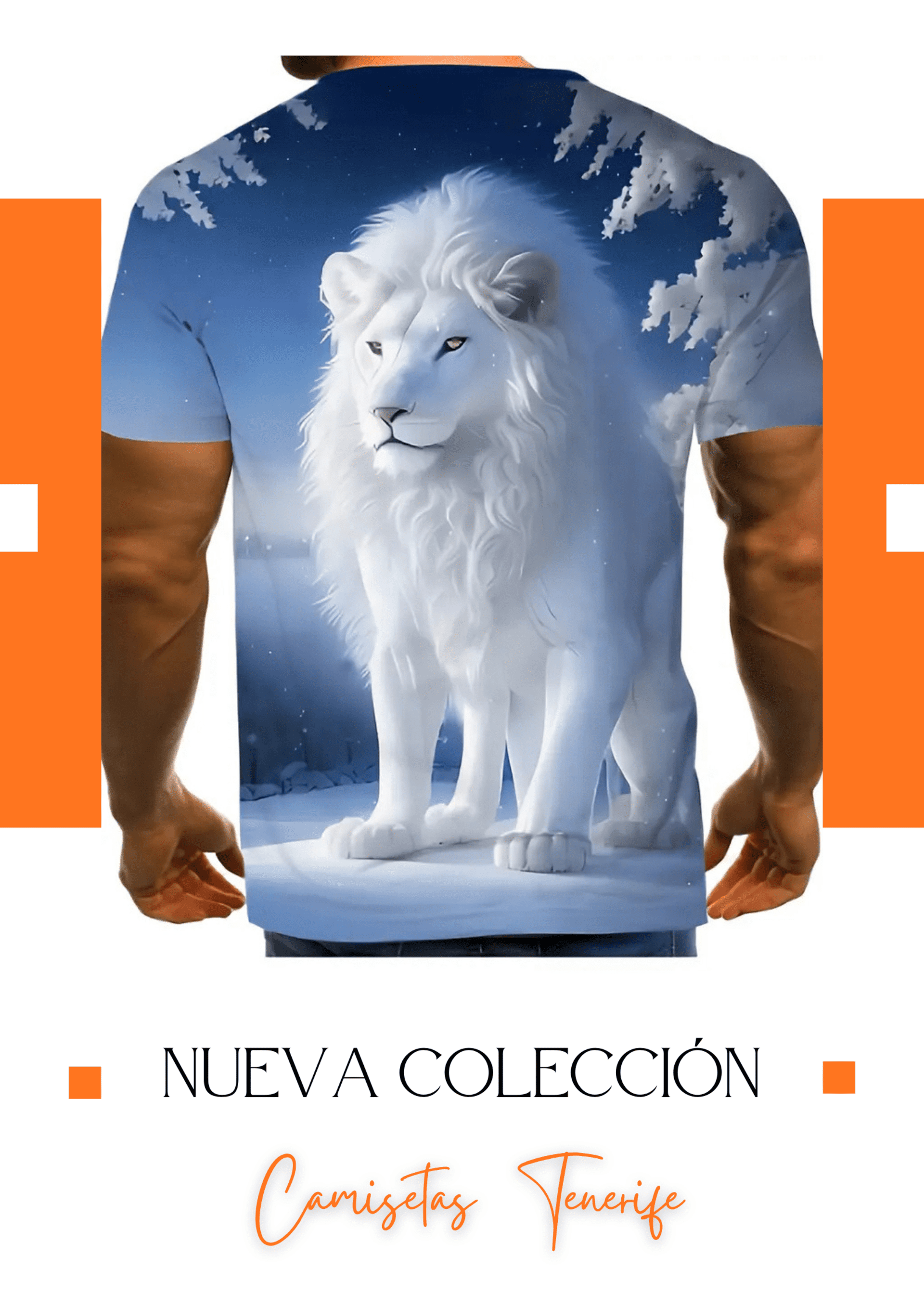 Camiseta León 3D - 2