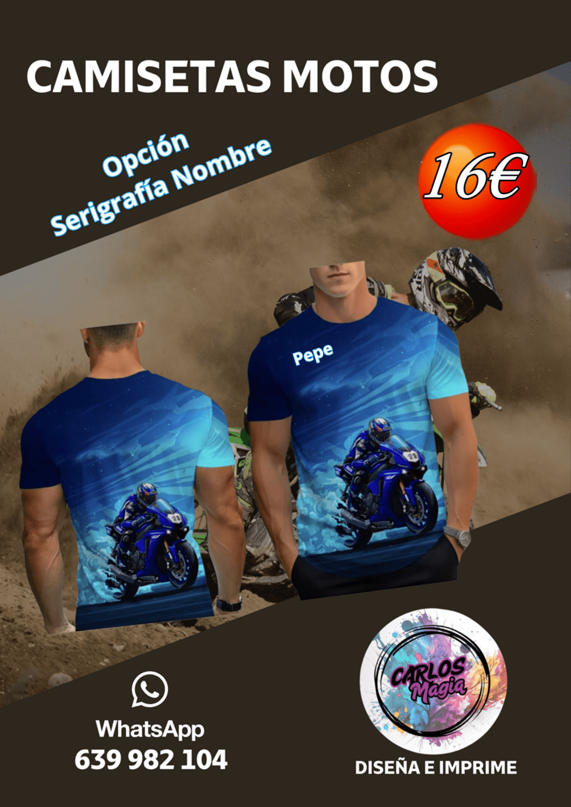 Camisetas Amantes de las Motos. - 3
