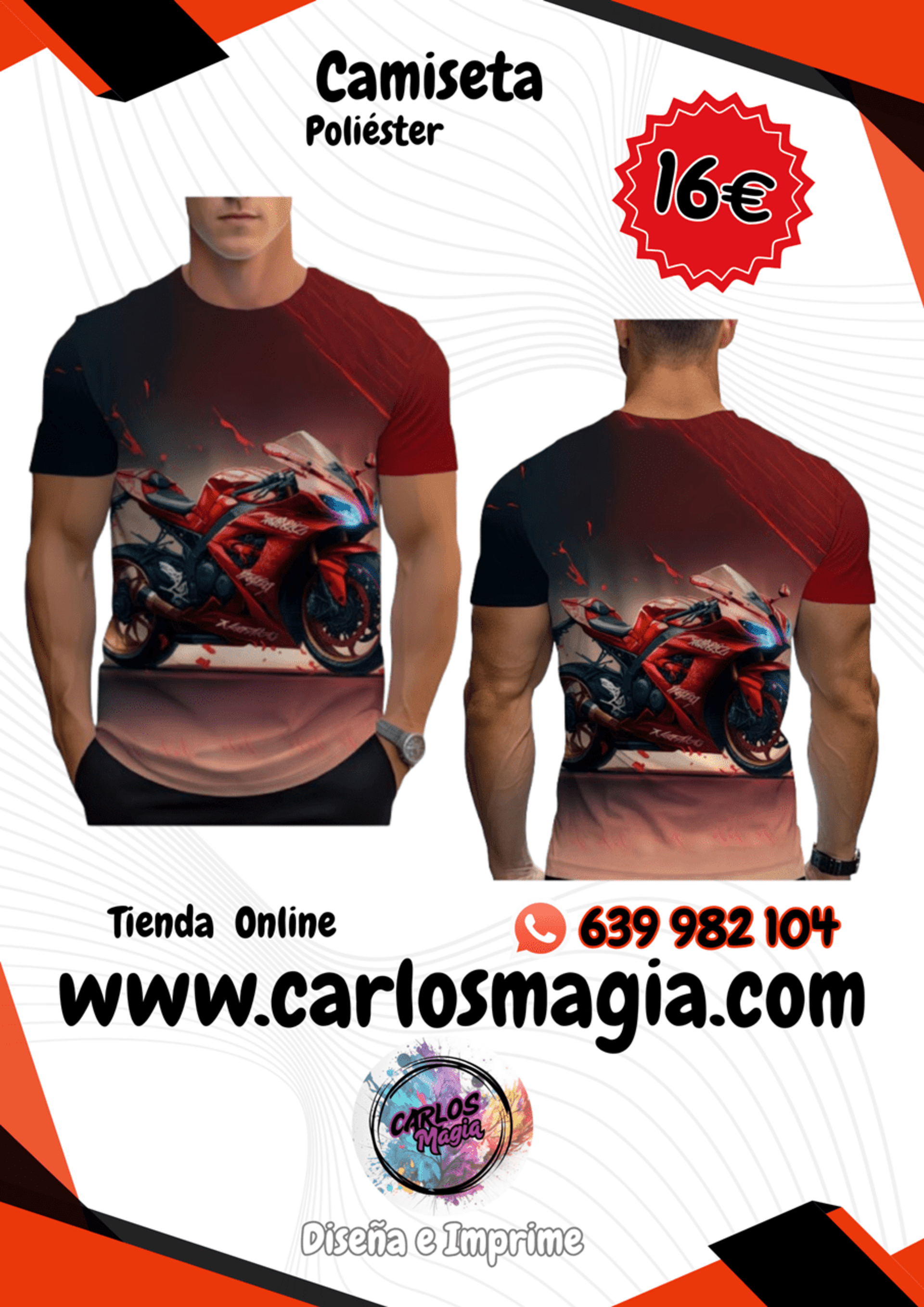 Camisetas Amantes de las Motos. - 6