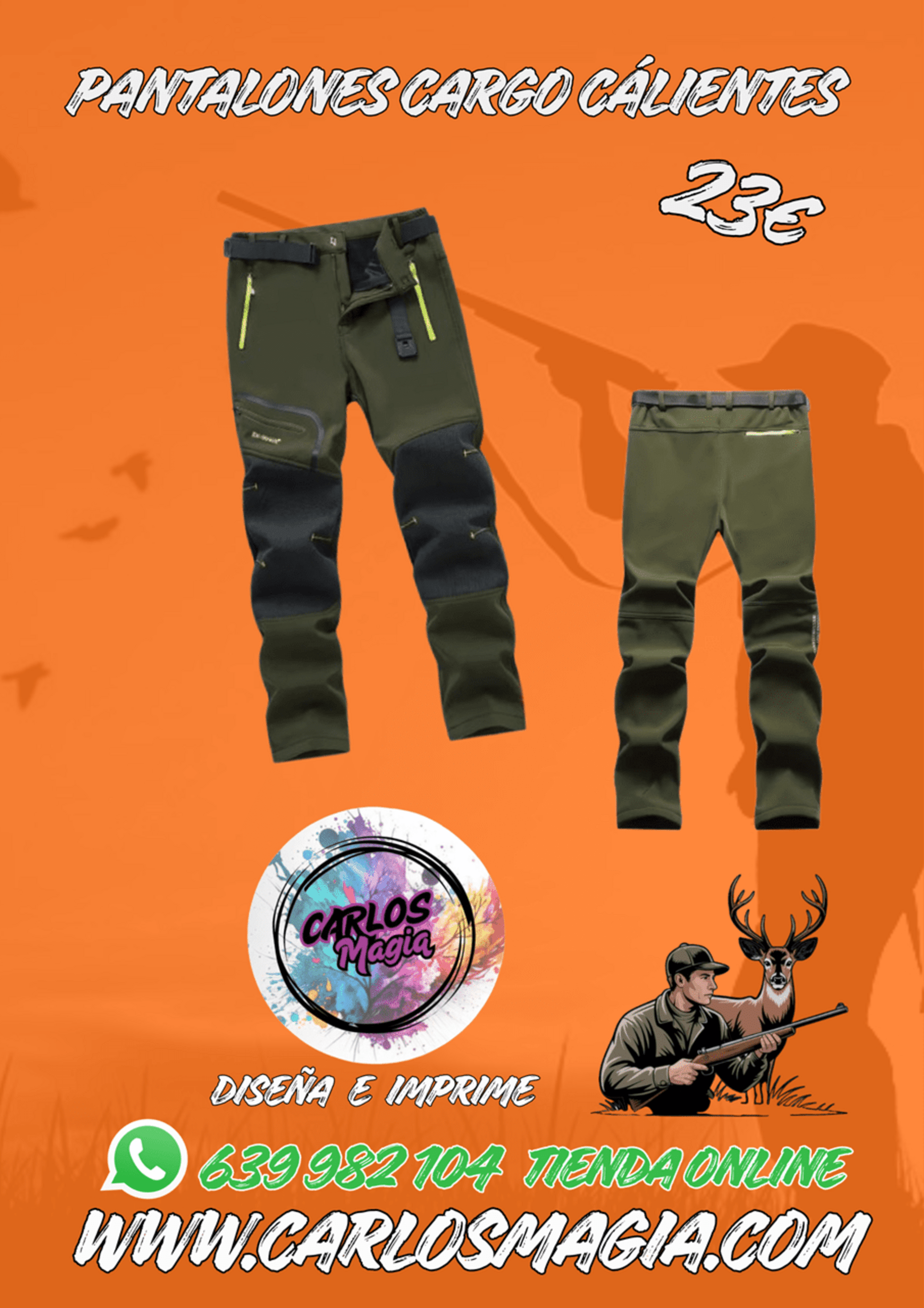 Pantalones Calientes para Montaña. - 3