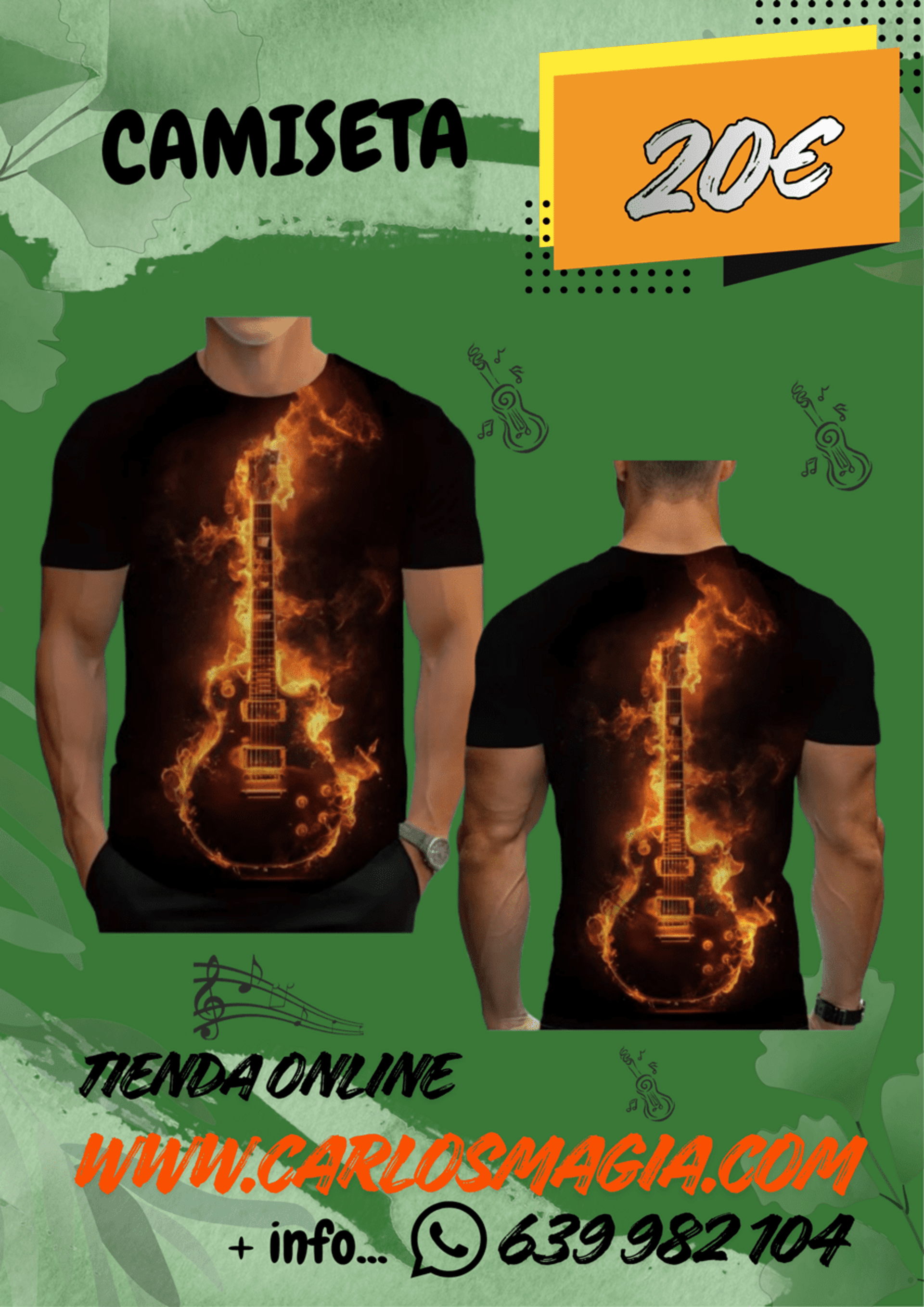 Camisetas Musicos. - 3