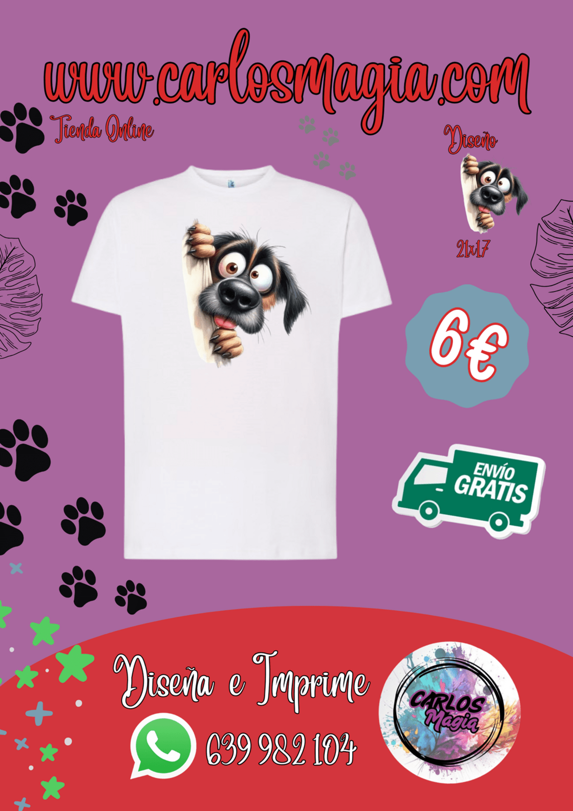 Camisetas Perros. - 3