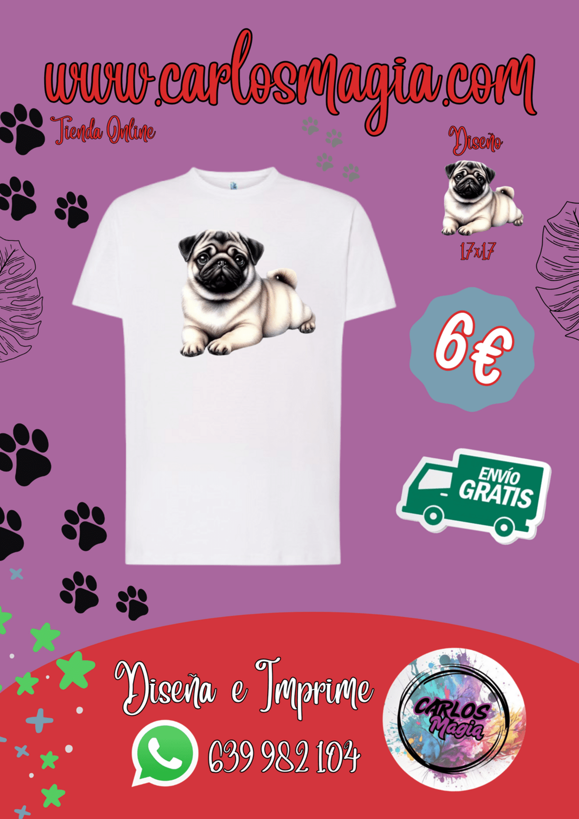 Camisetas Perros. - 5