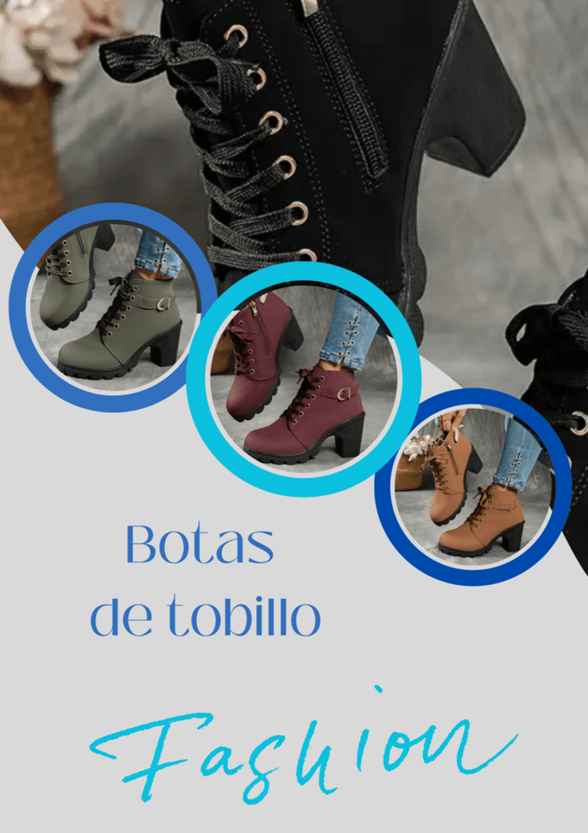 Botas Tobillo Mujer - 1