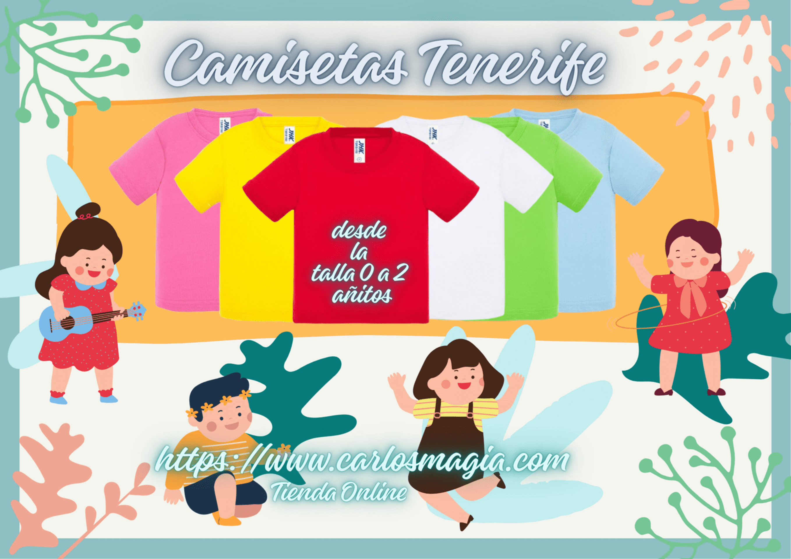 camisetas de 0 a 2 años - 1