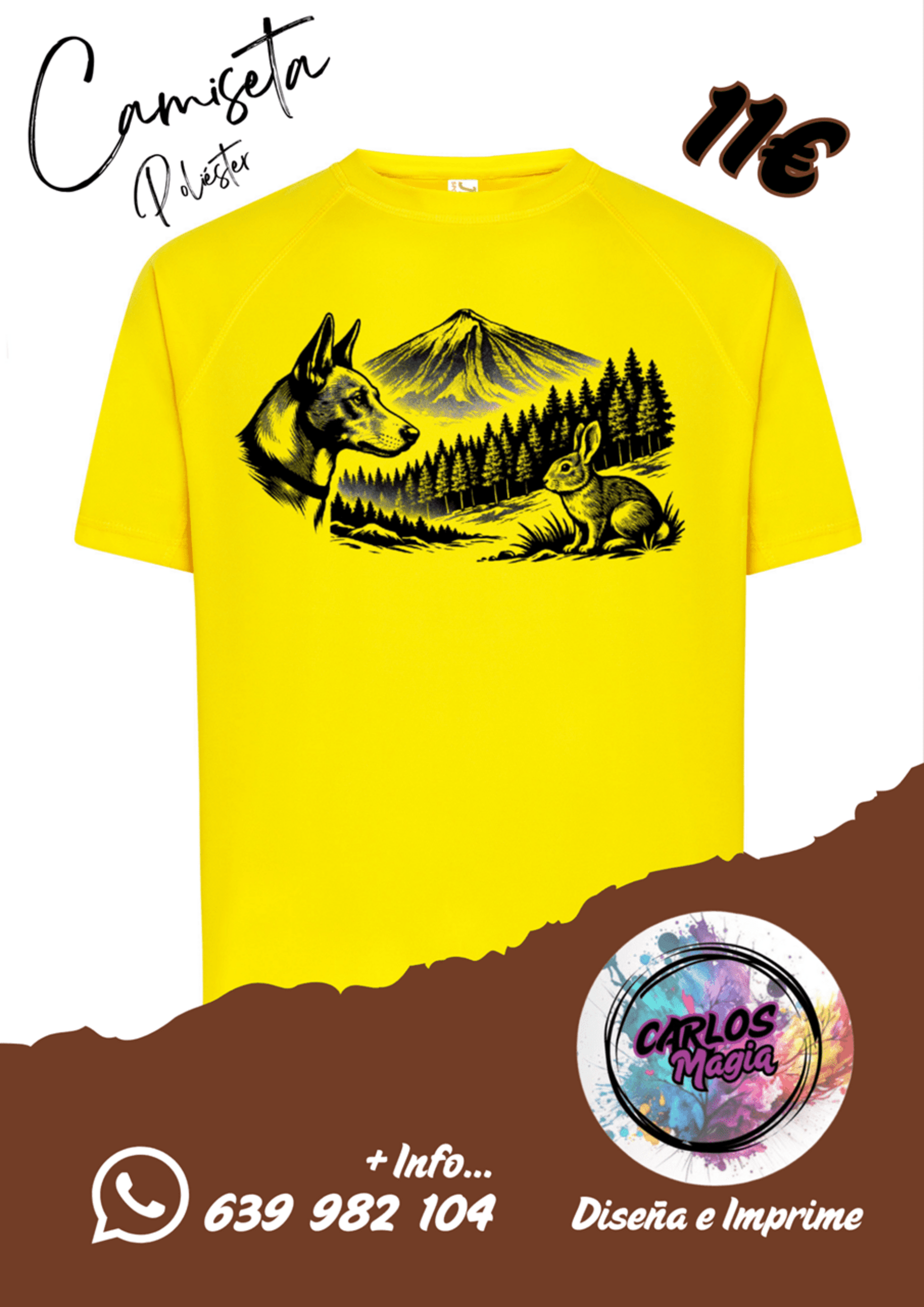 Camisetas Poliéster color. - 1