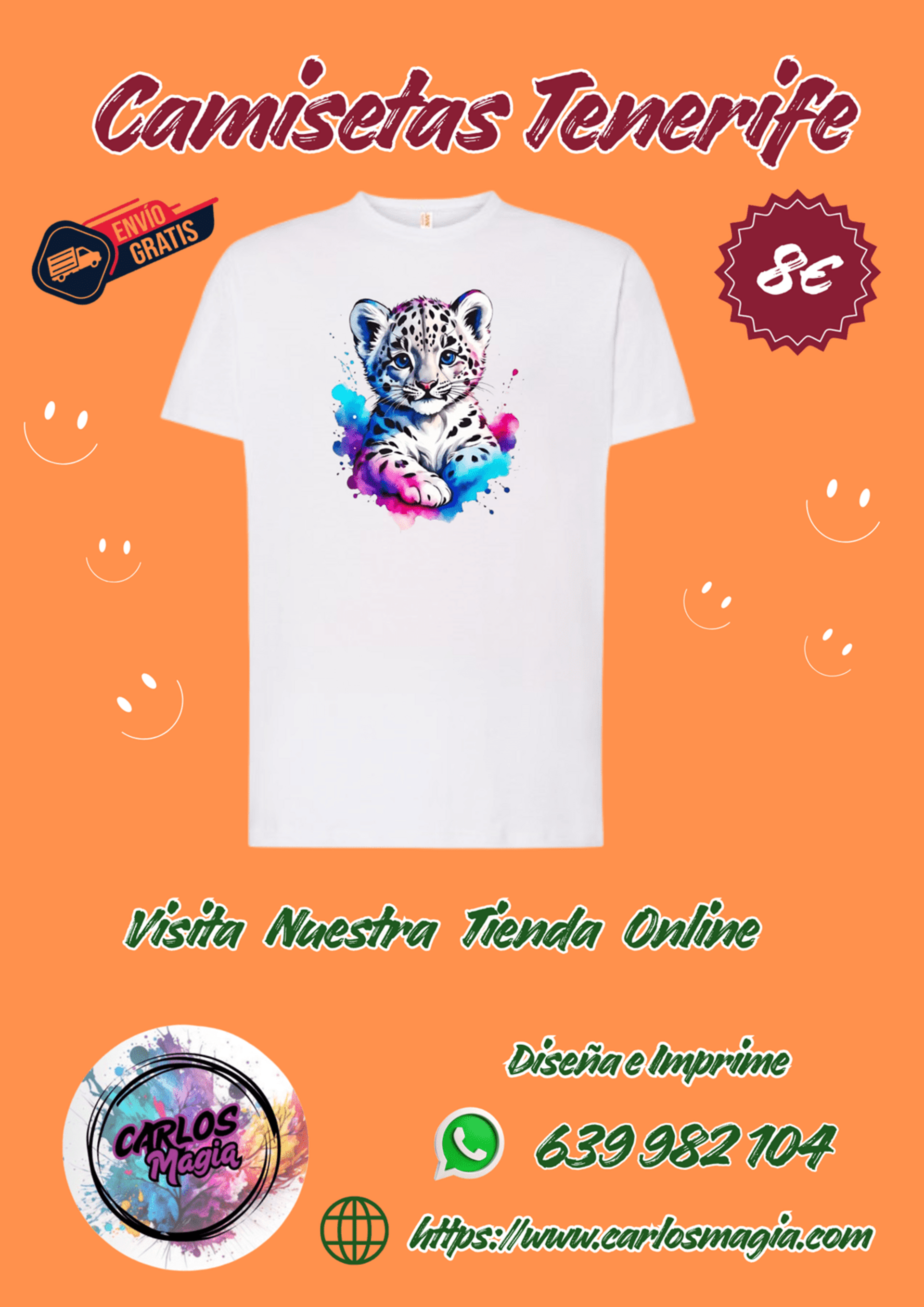 camiseta leopardo chiquito - 3