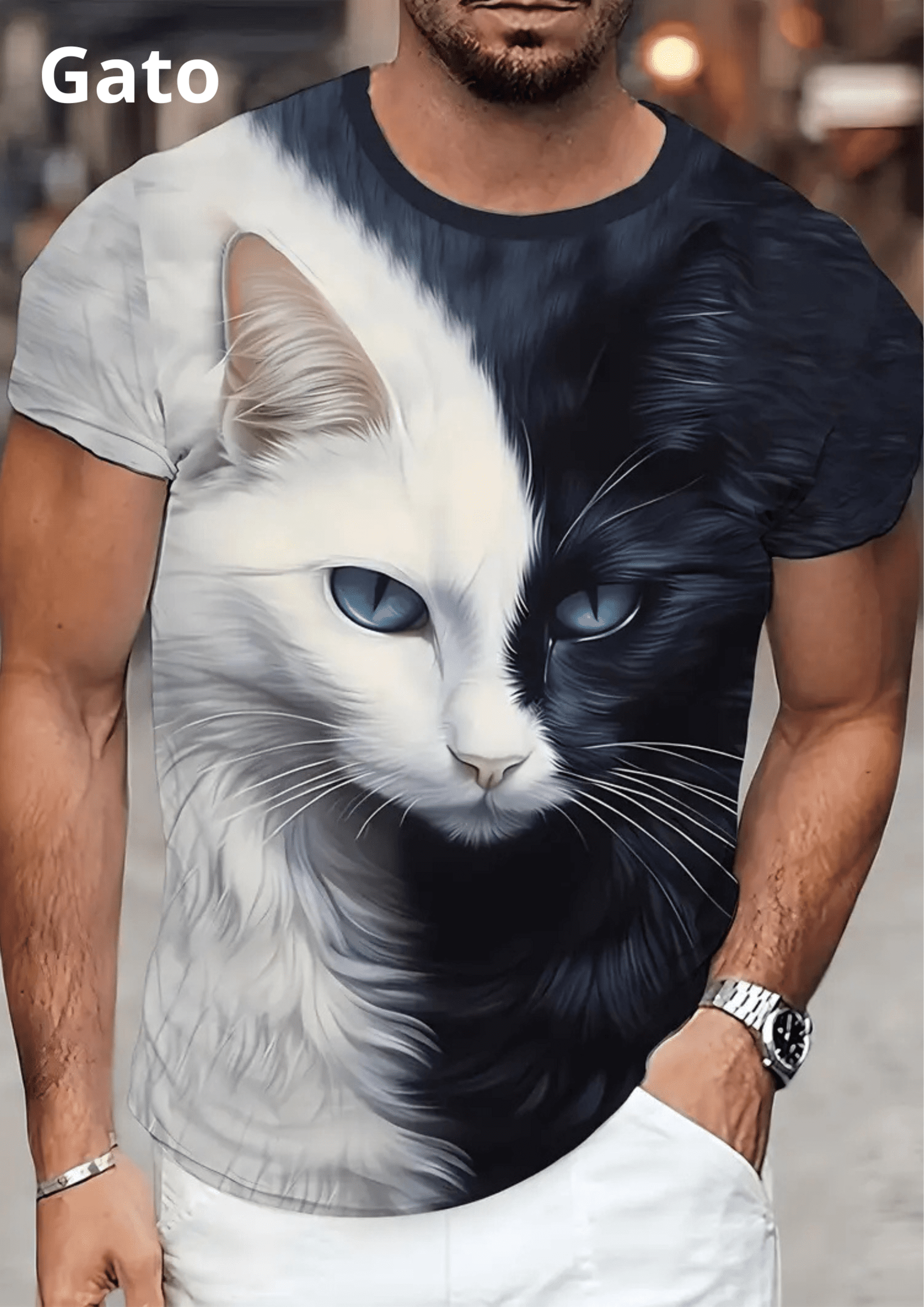 Camiseta Gato - 1