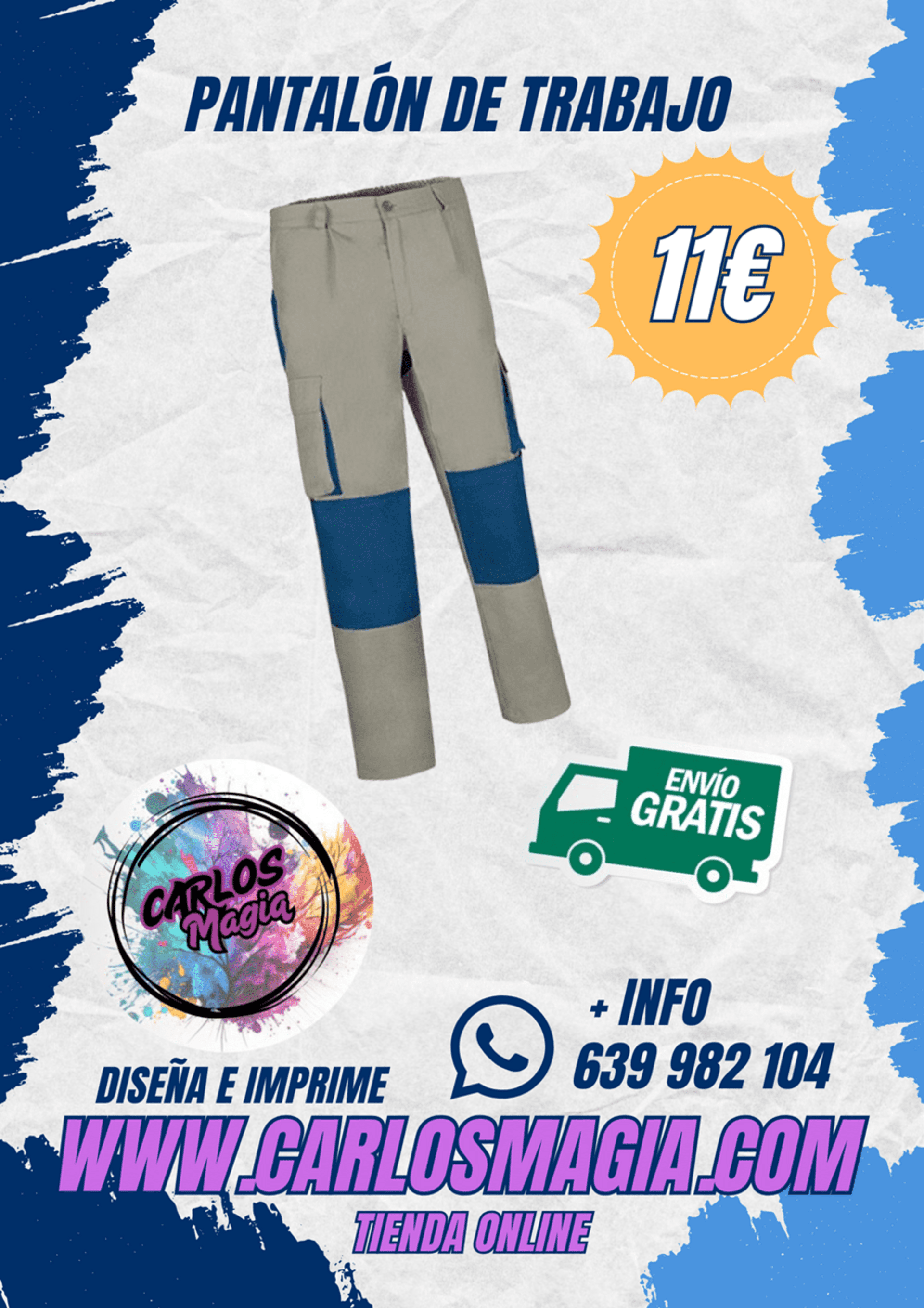 pantalón trabajo A - 1