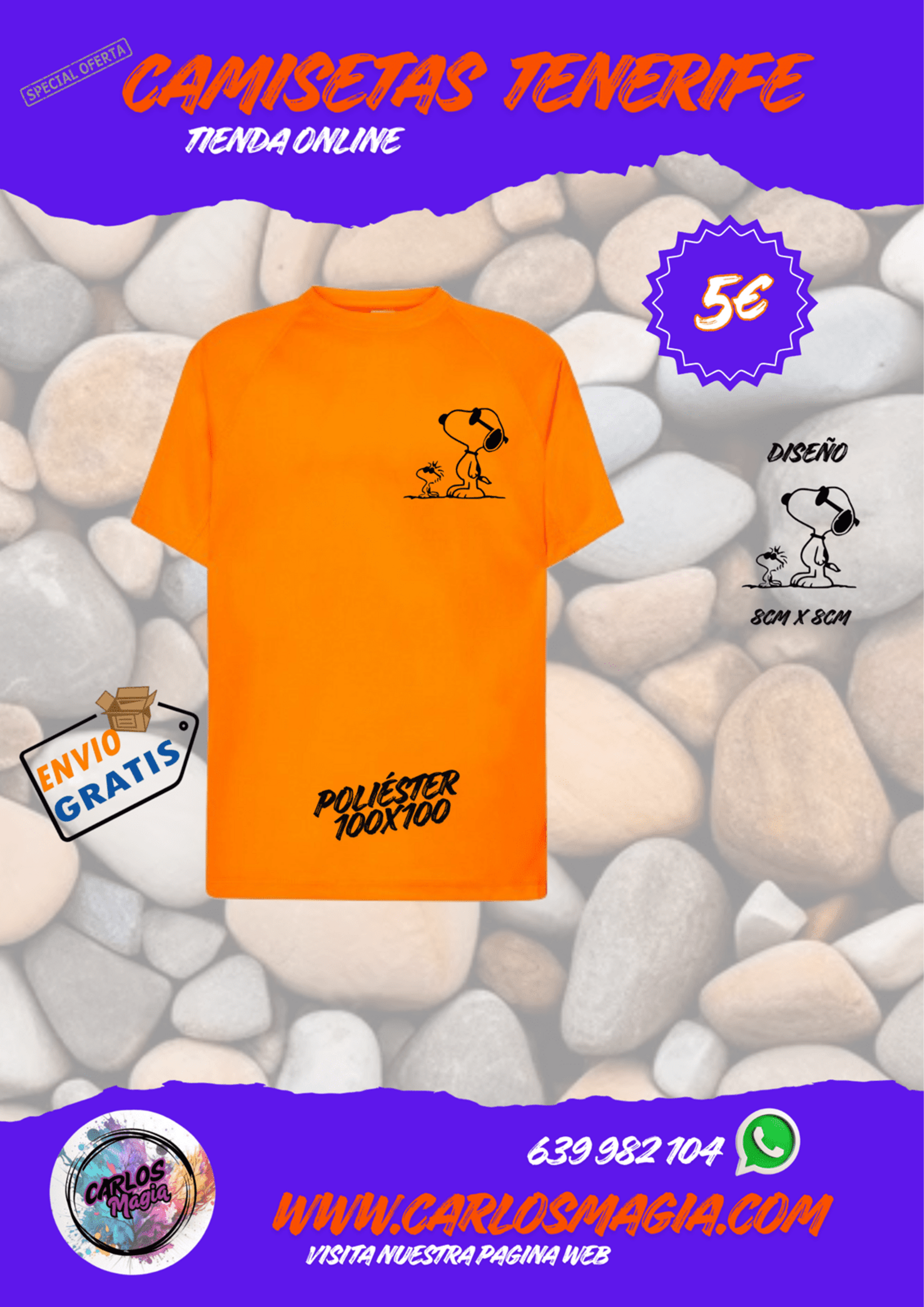 Camiseta  Snoopy - 1