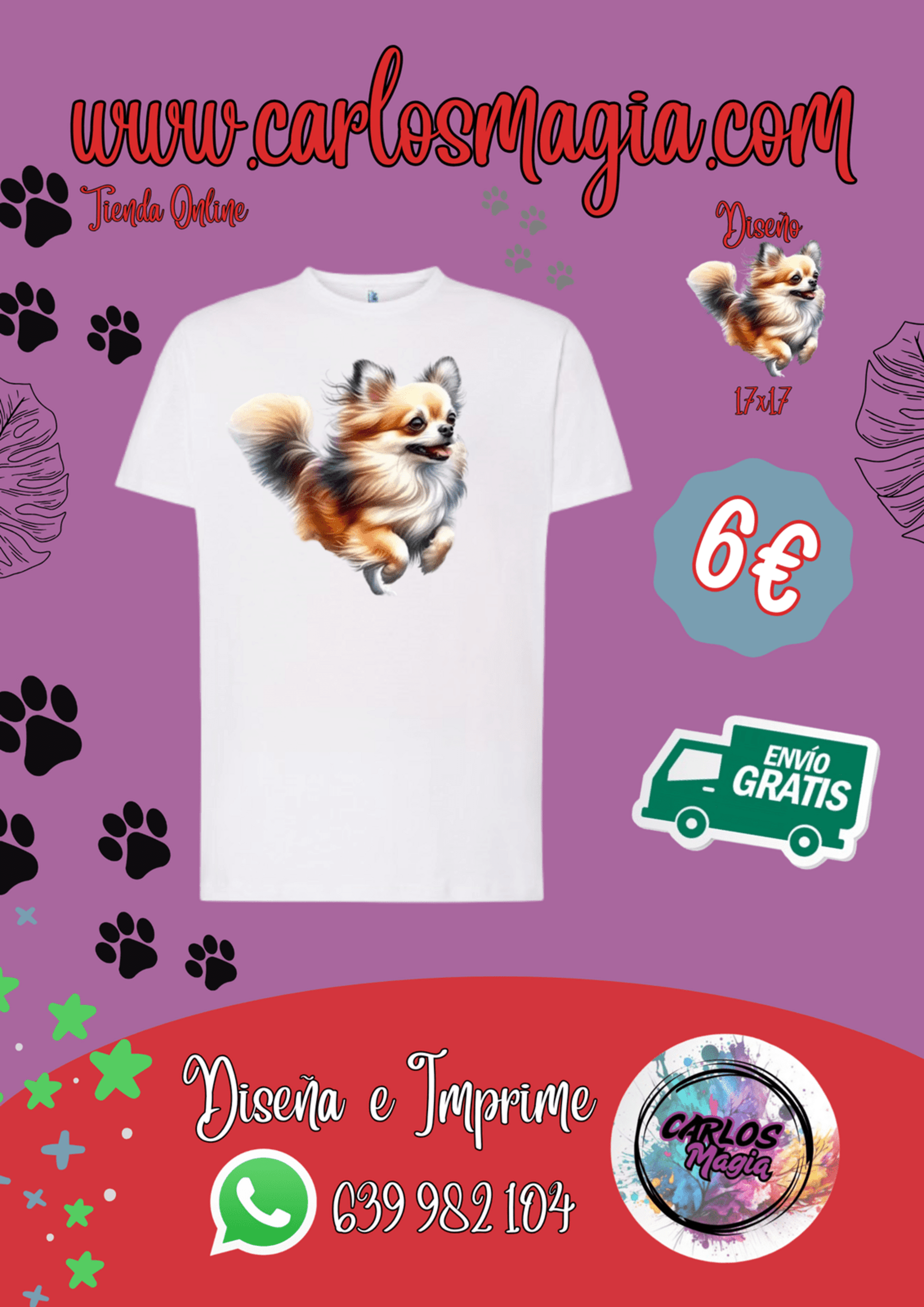 Camisetas Perros. - 6