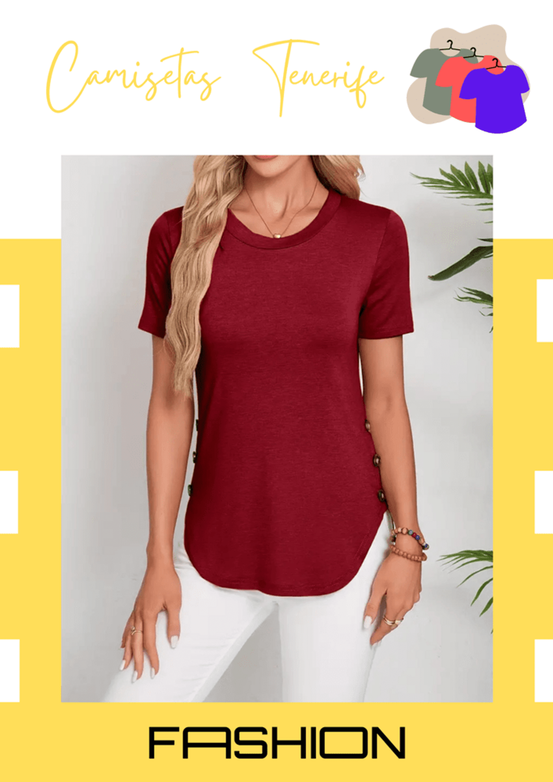 Camiseta Mujer Lisa B - 3