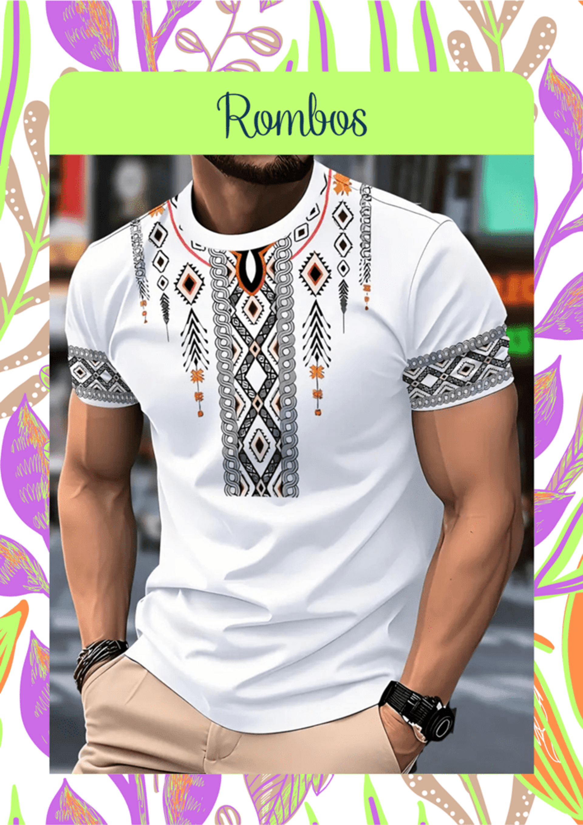 Camiseta Rombos - 1