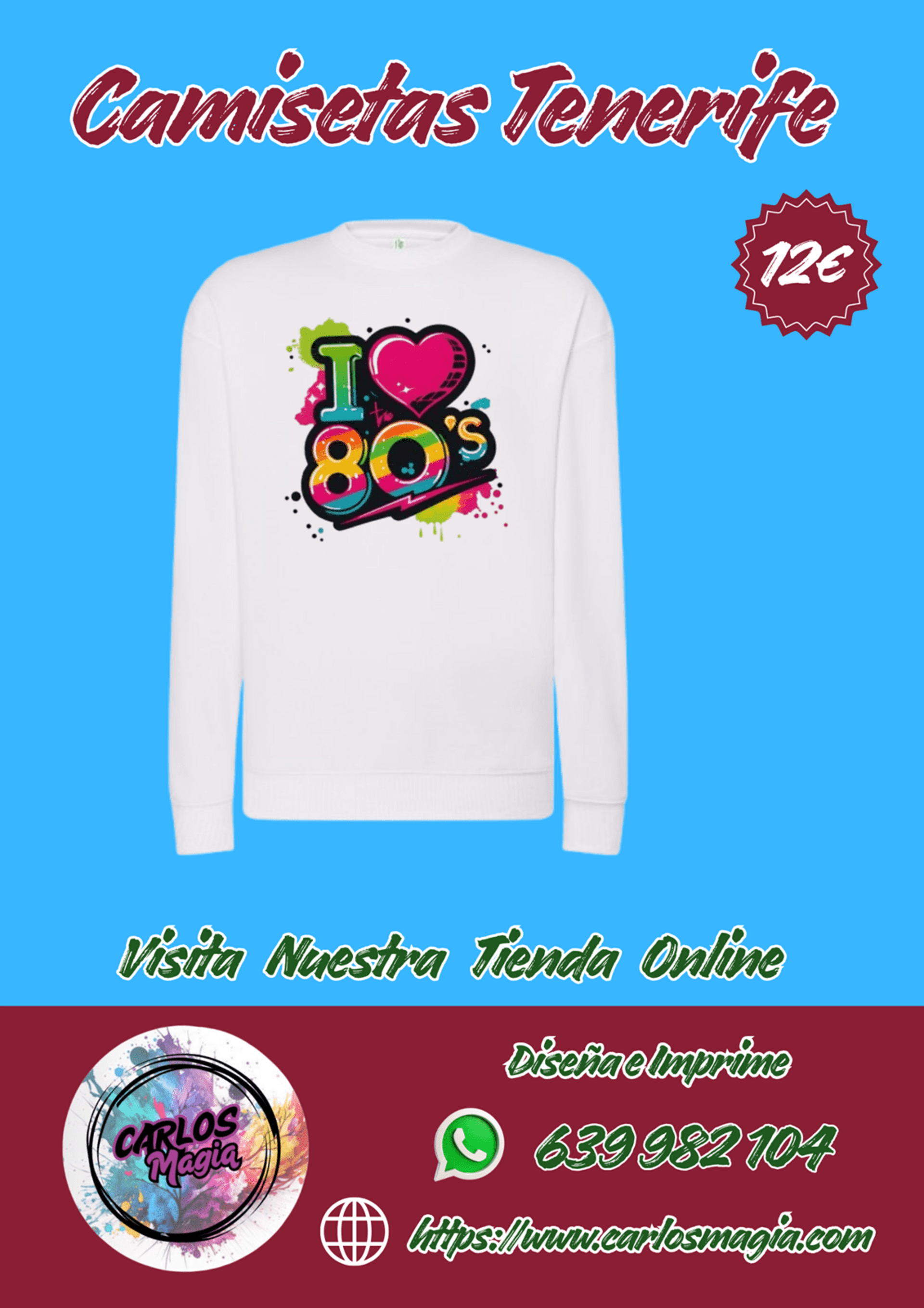 sudadera años 80 - 2