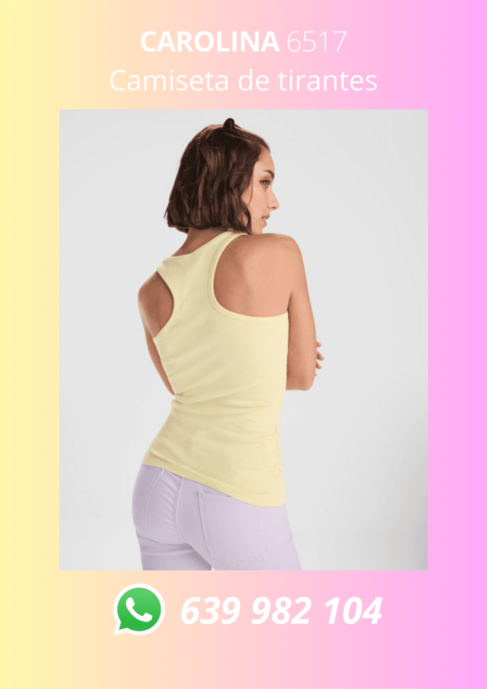 Camiseta de tirantes Carolina. - 3