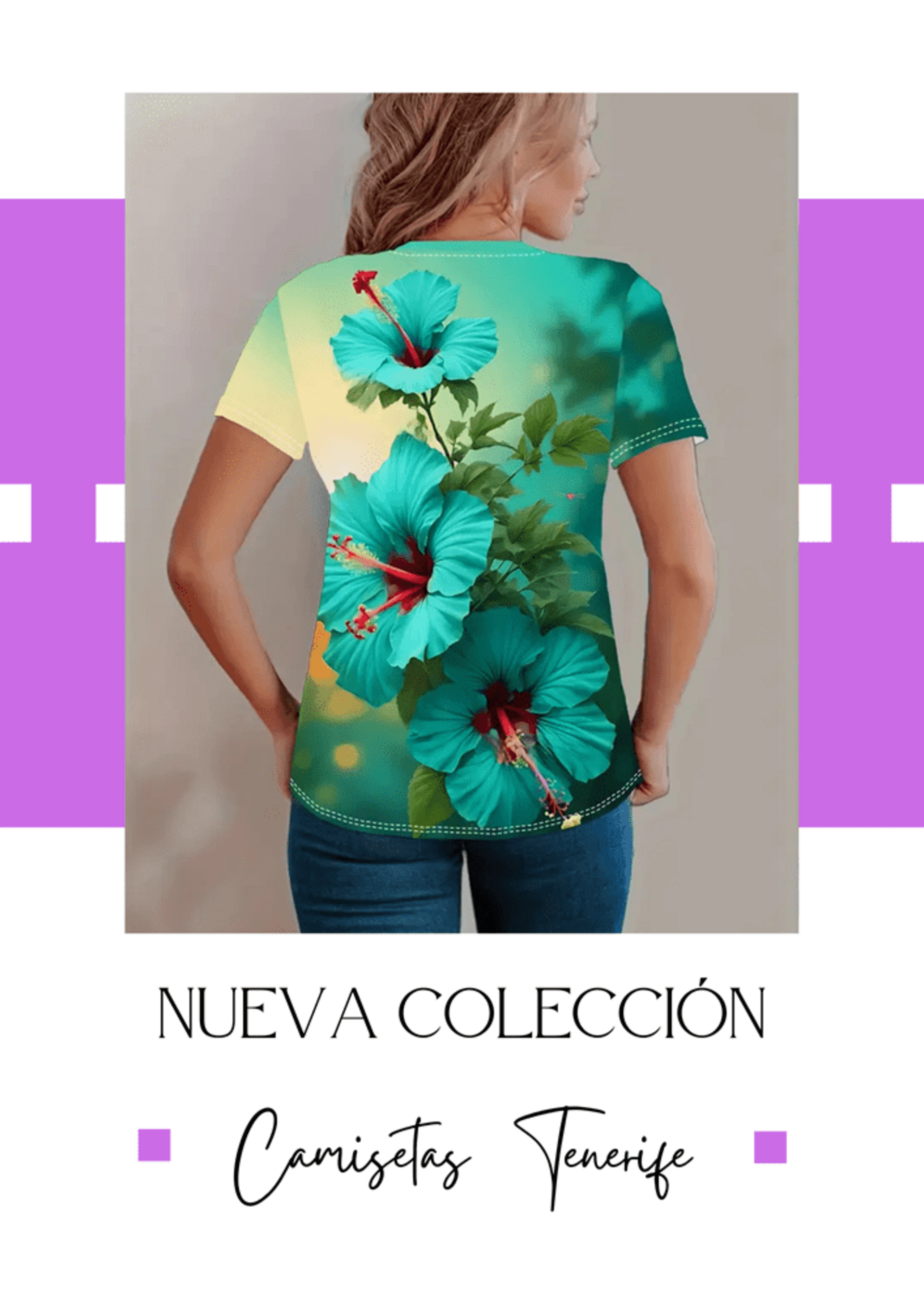 Camiseta Elegante Flor - 2