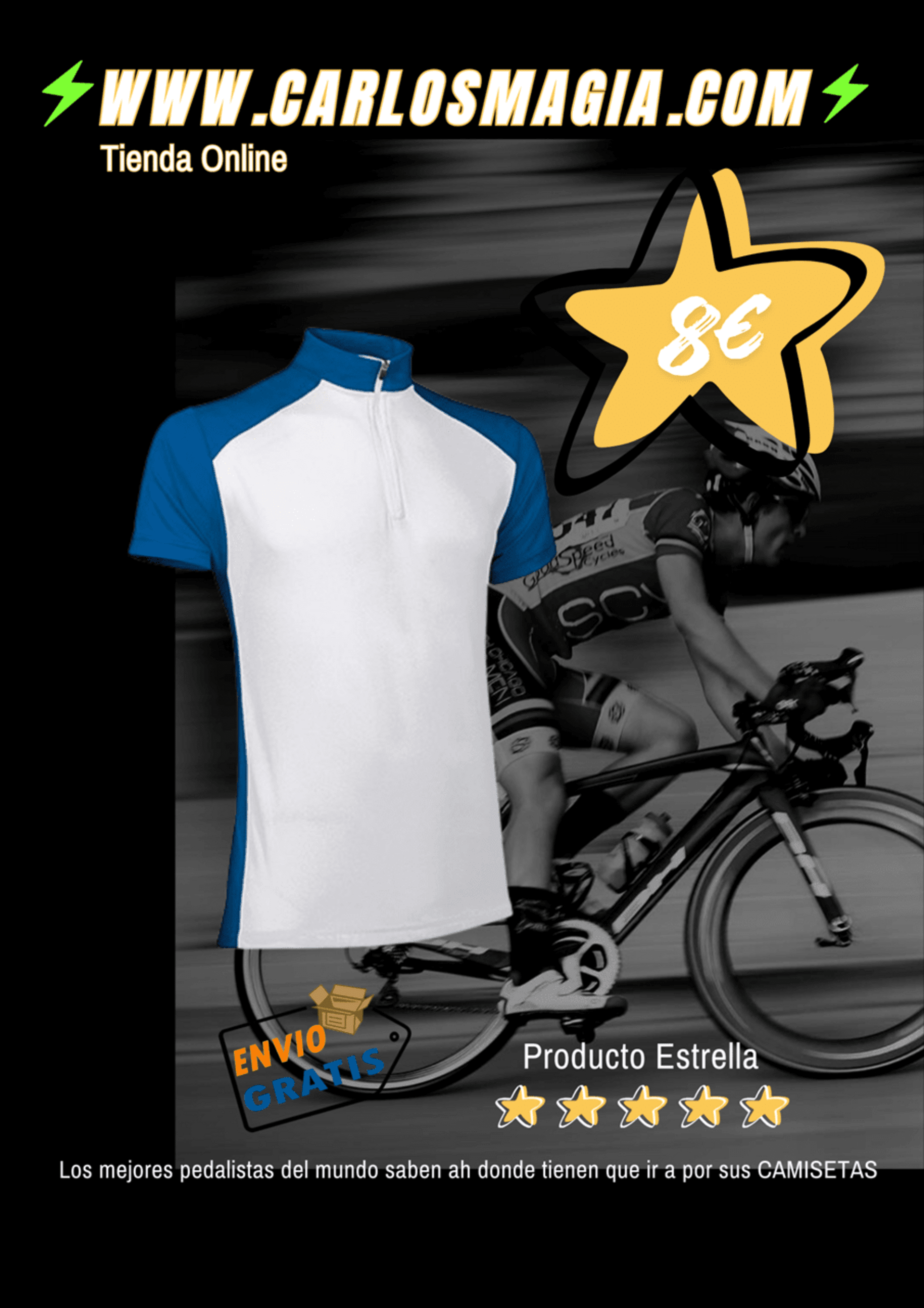 camisetas ciclistas tenerife carlos magia imprenta - 3