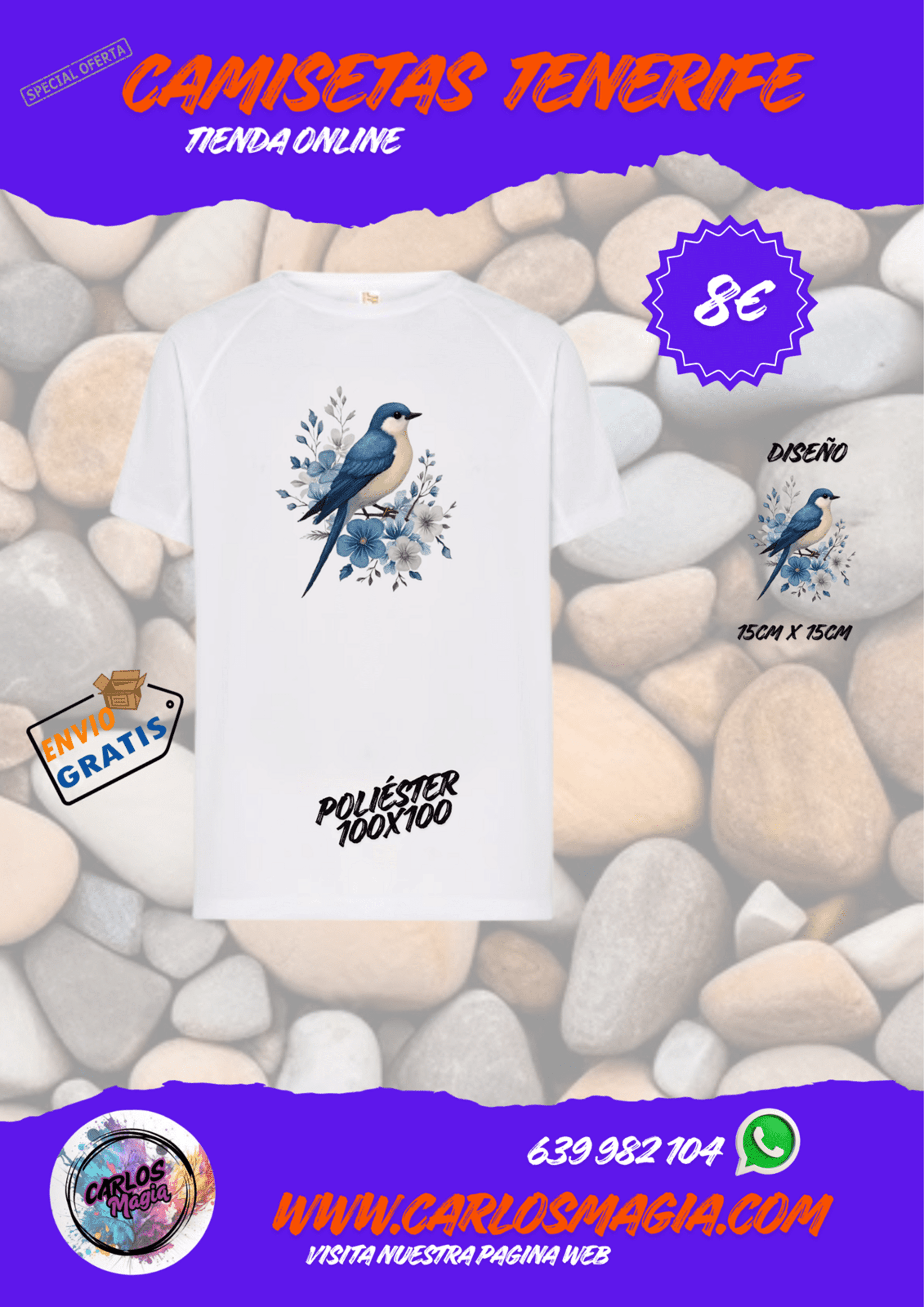 camiseta pájaro - 1