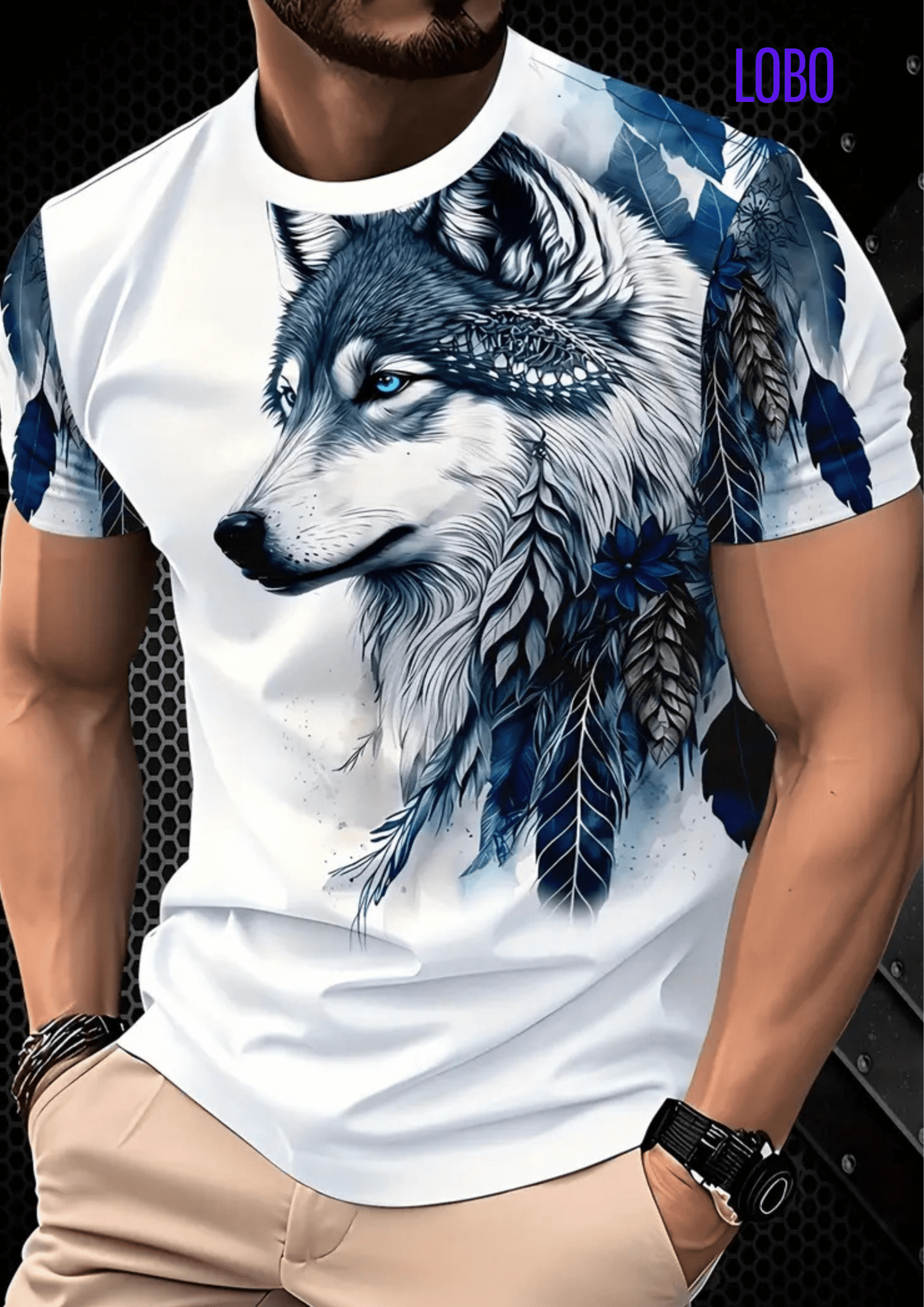 Camiseta Lobo. - 1