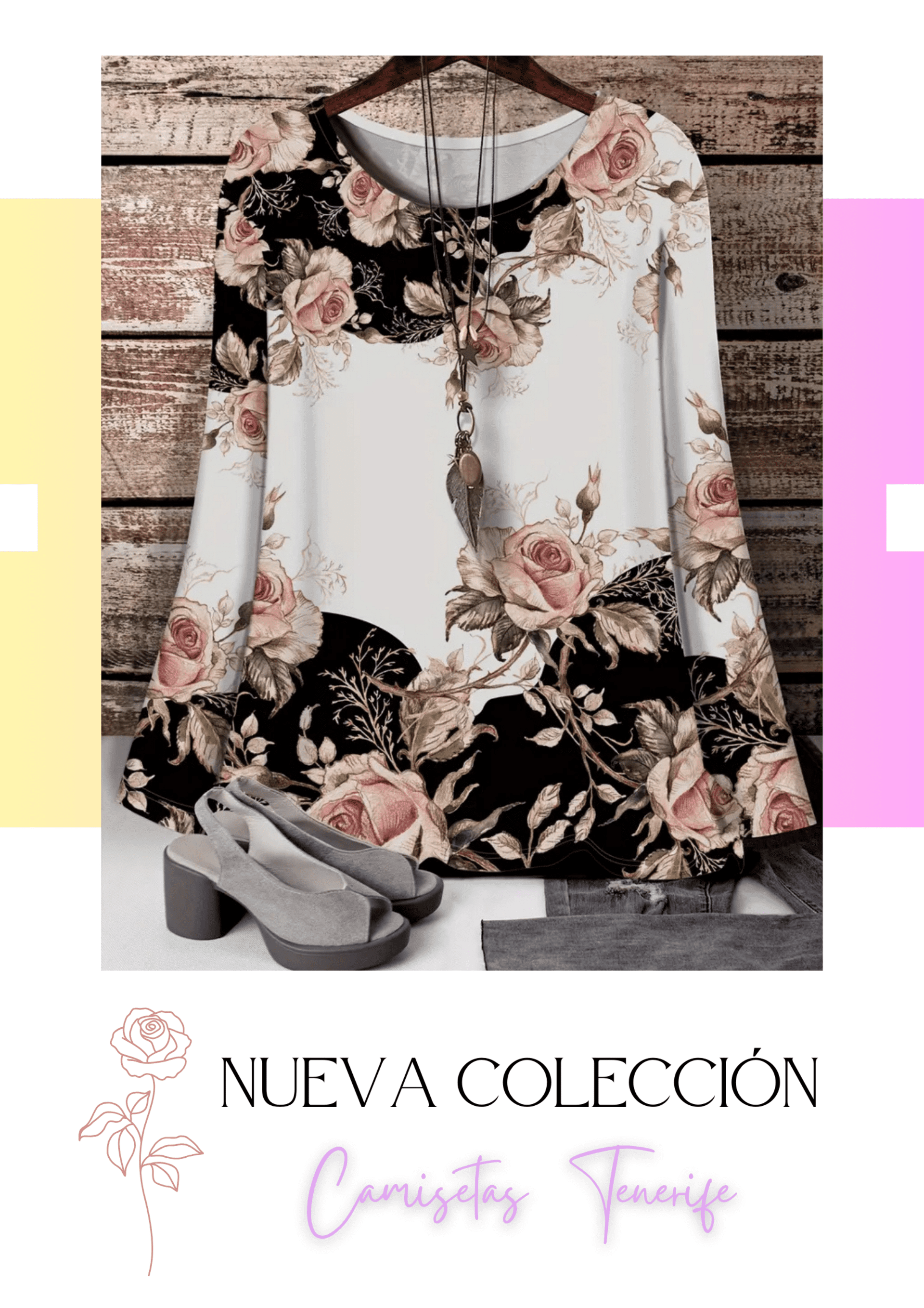 Camiseta Floral - 1