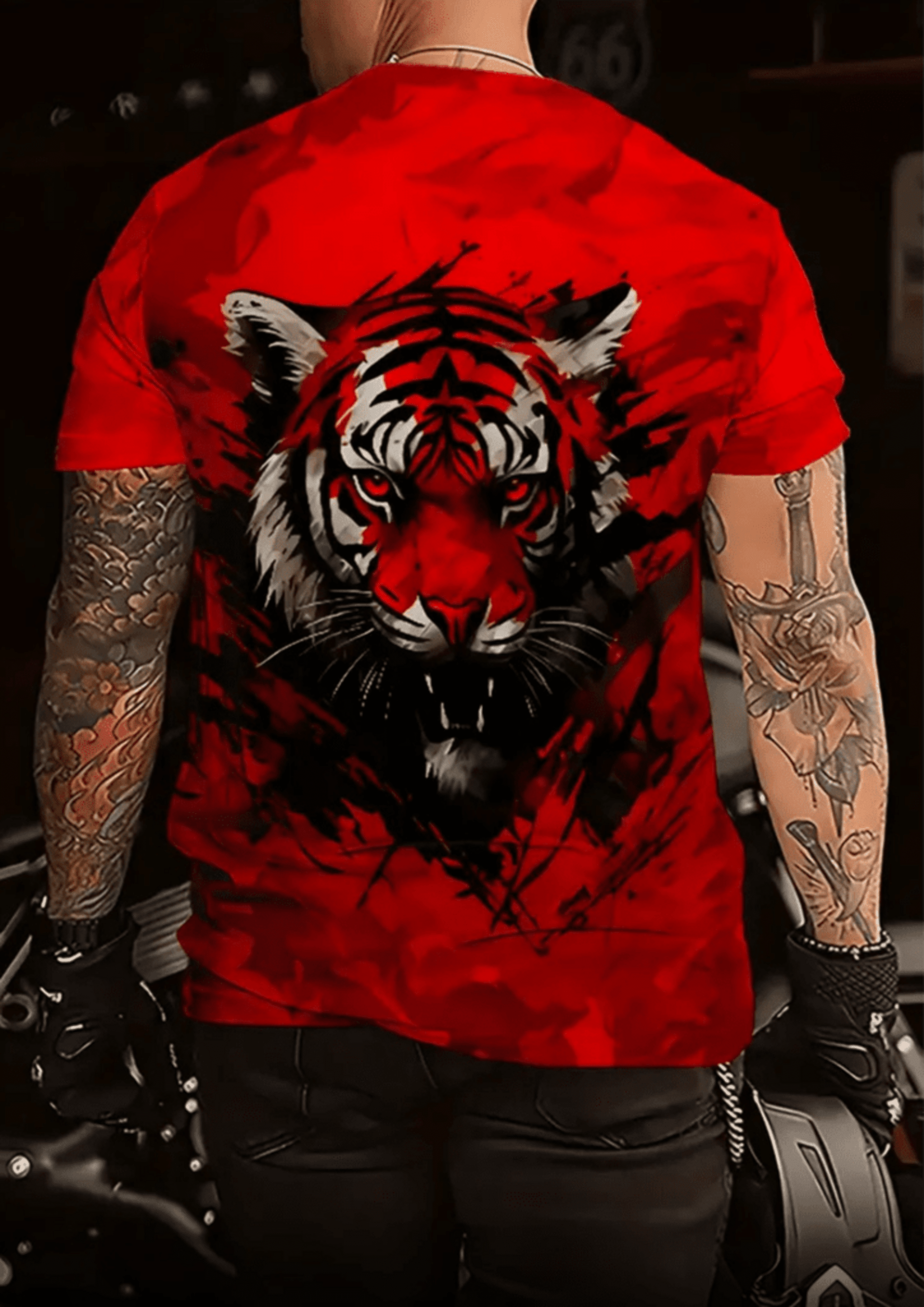 Camiseta Tigre Rojo - 1