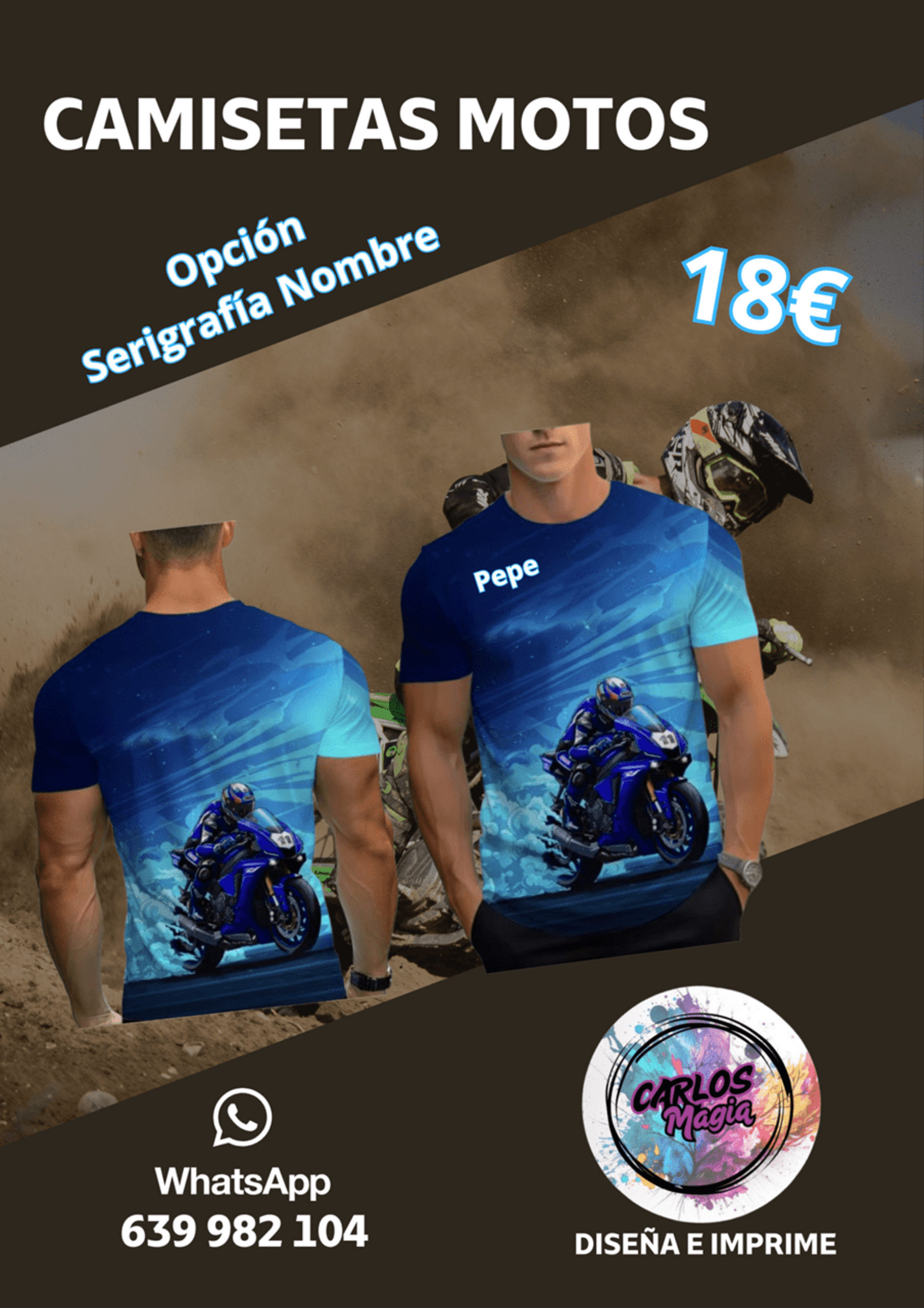 Camisetas Amantes de las Motos. - 1