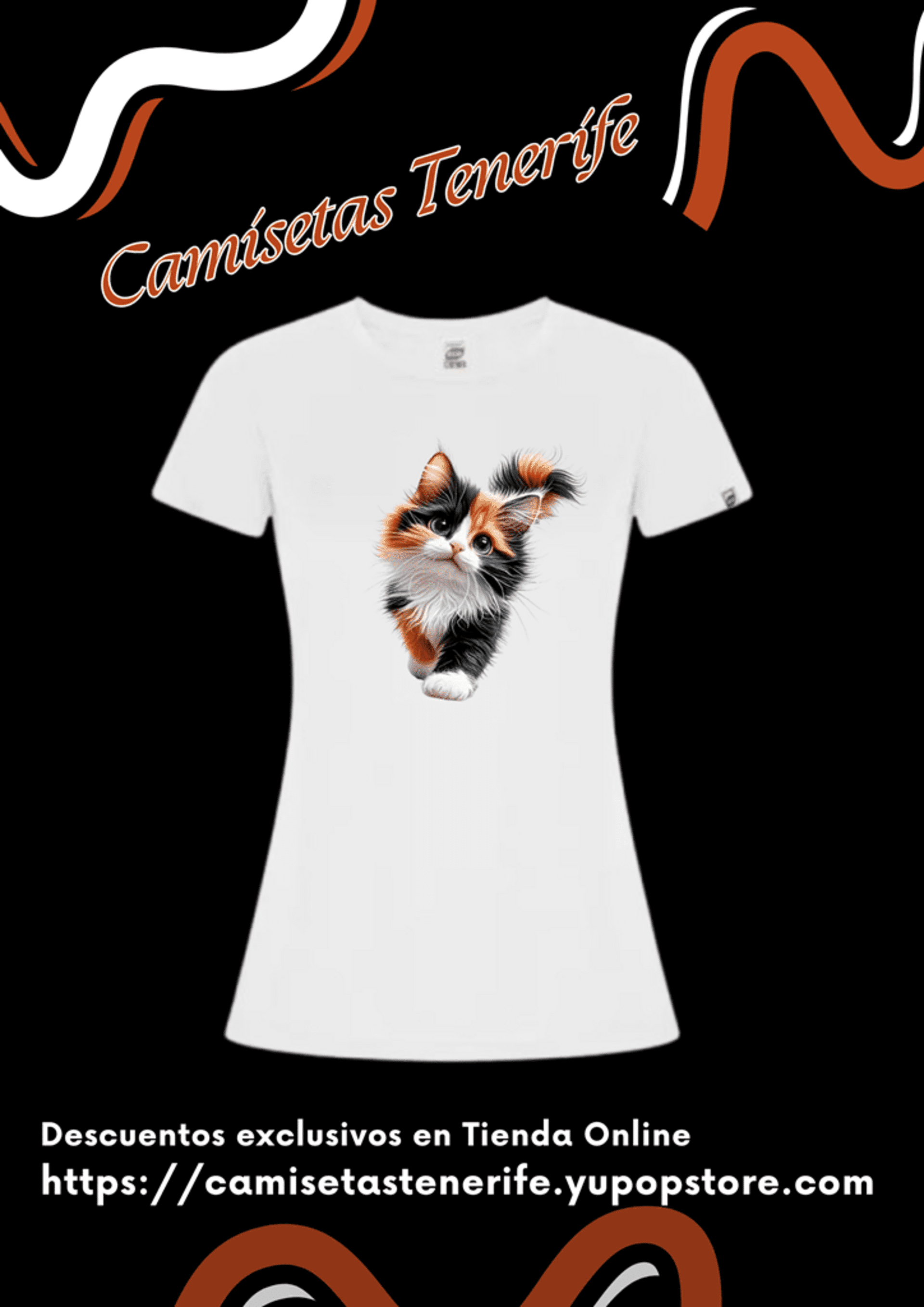 Camiseta Gato a - 1