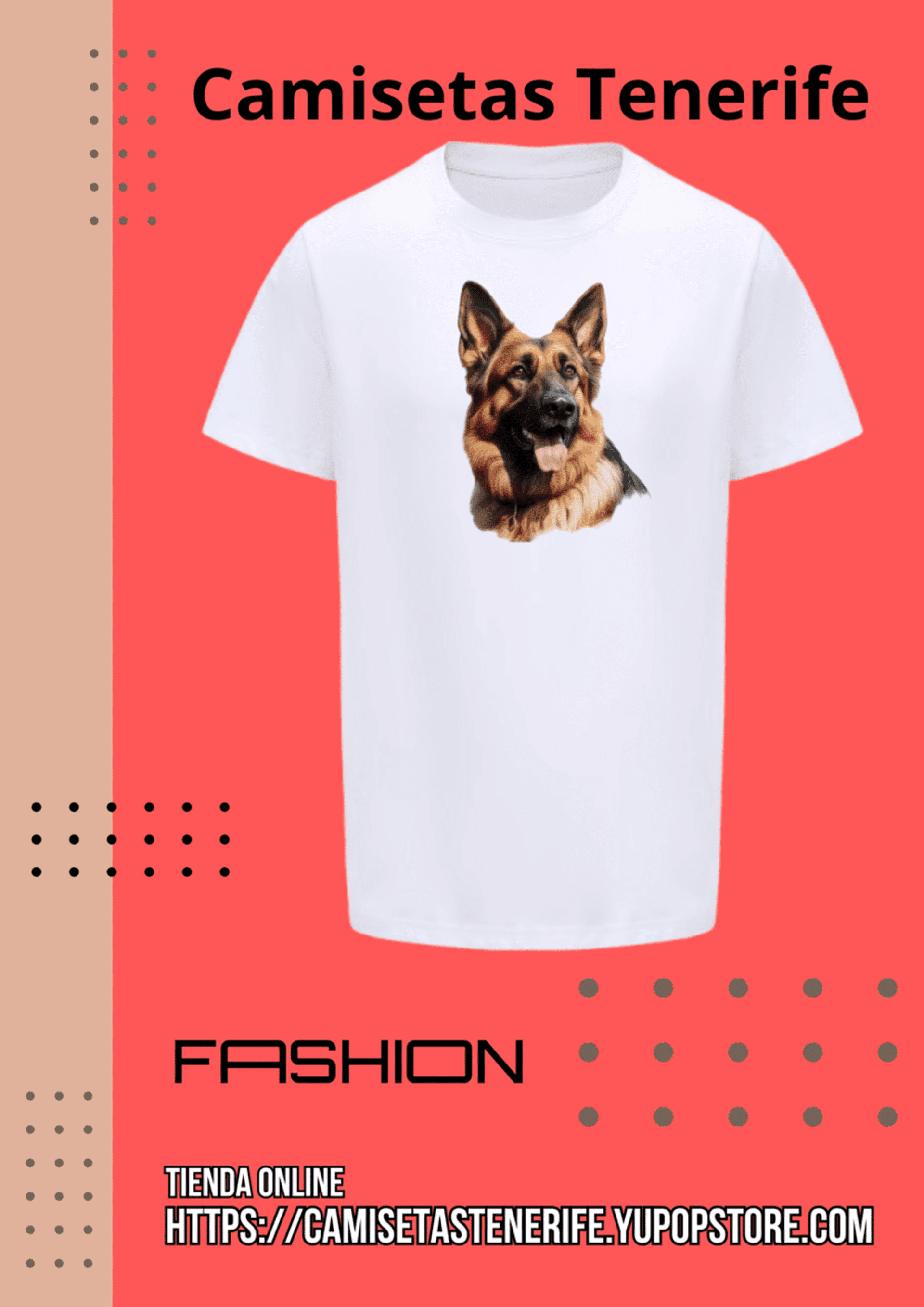 Camiseta Perro Pastor Aleman - 1