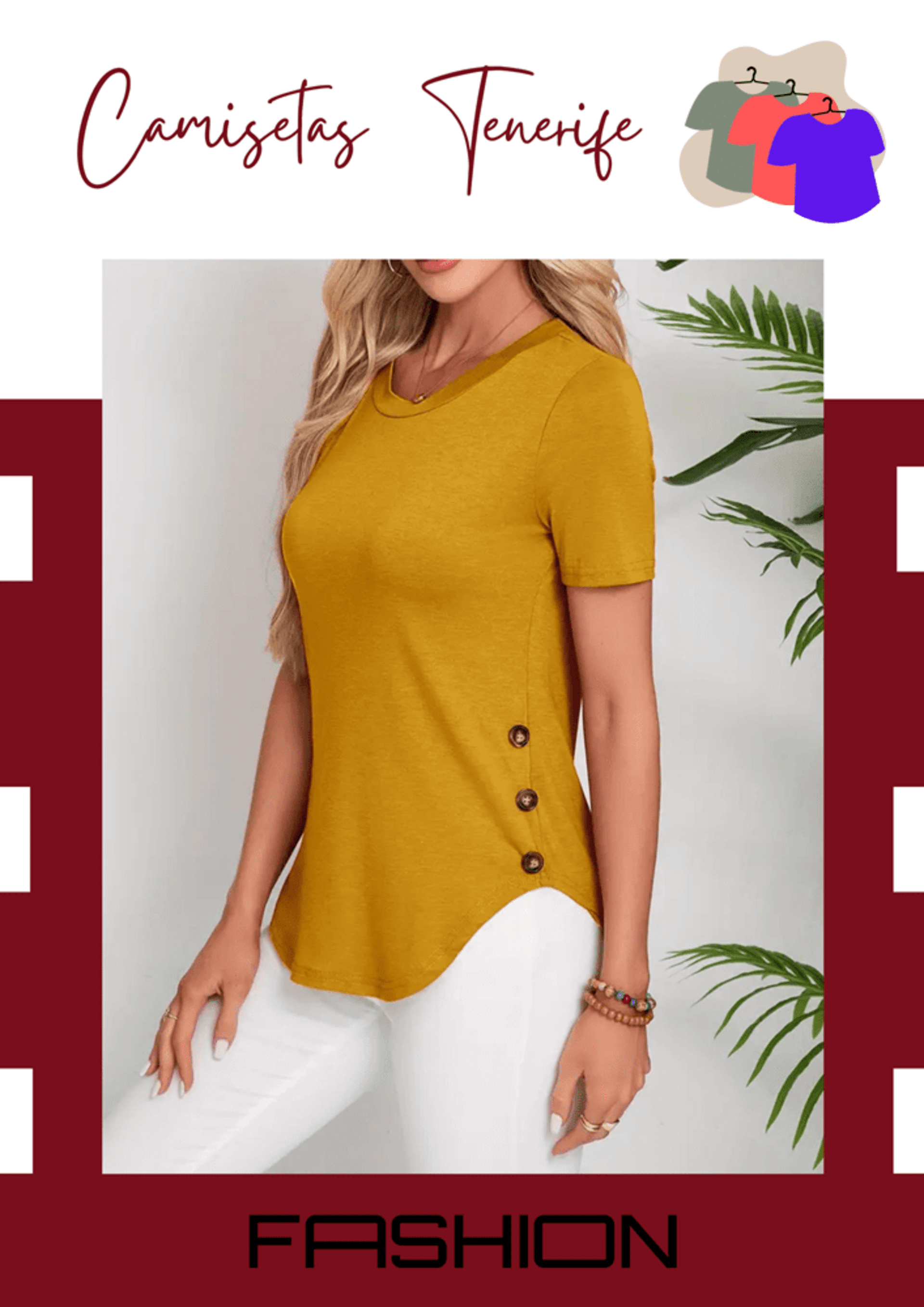 Camiseta Mujer Lisa B - 4
