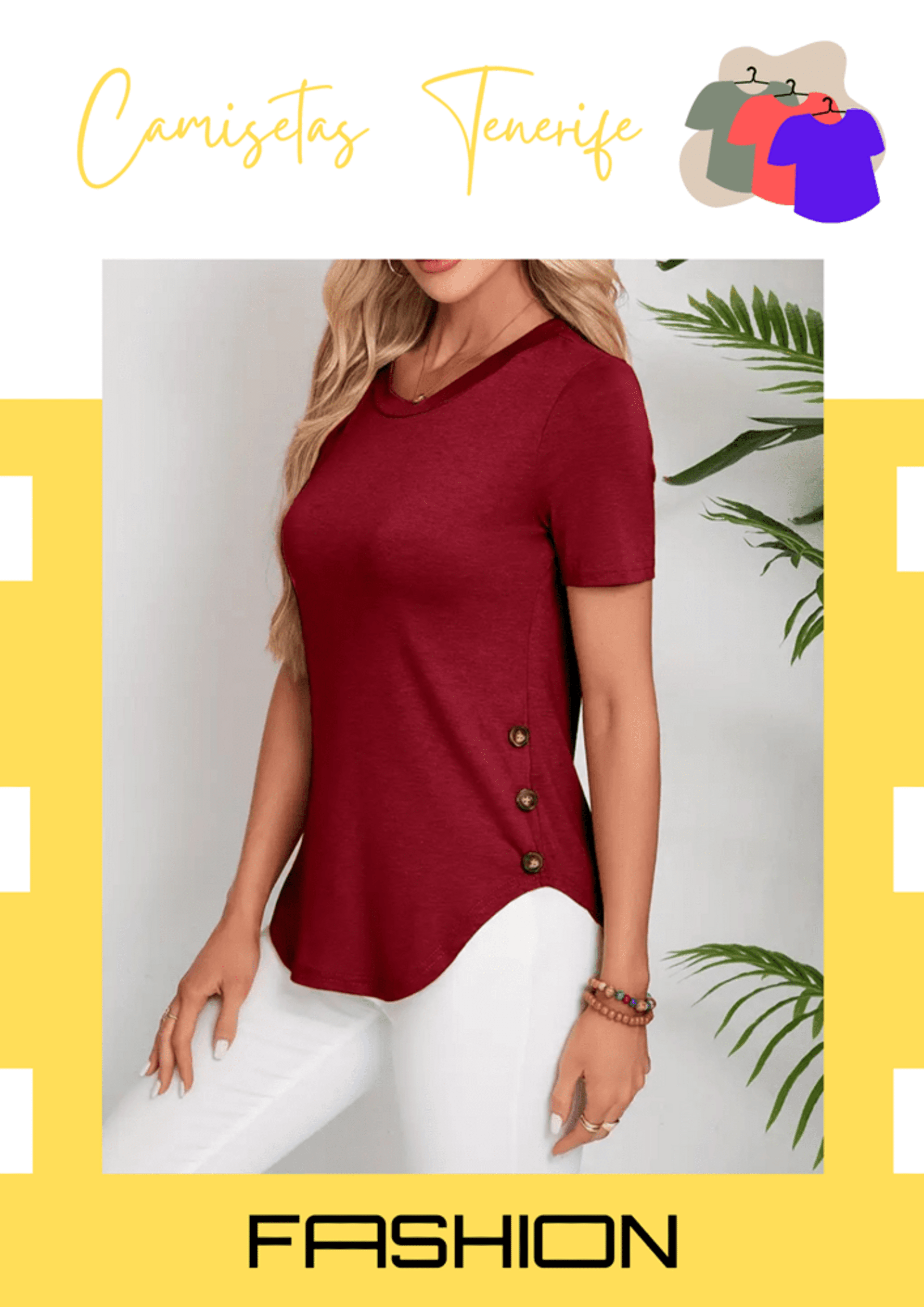 Camiseta Mujer Lisa B - 1