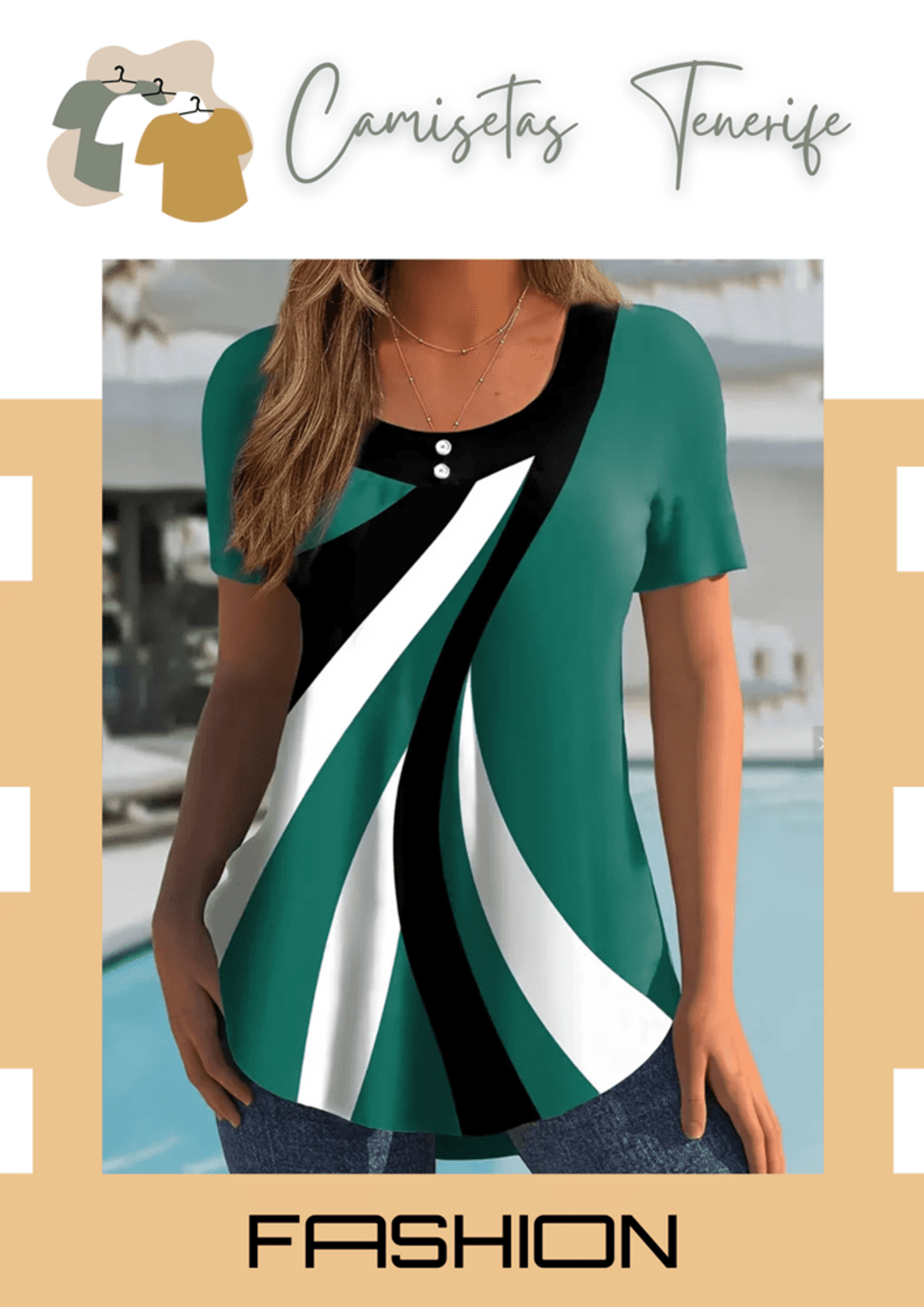 Camiseta Mujer Lisa A - 2