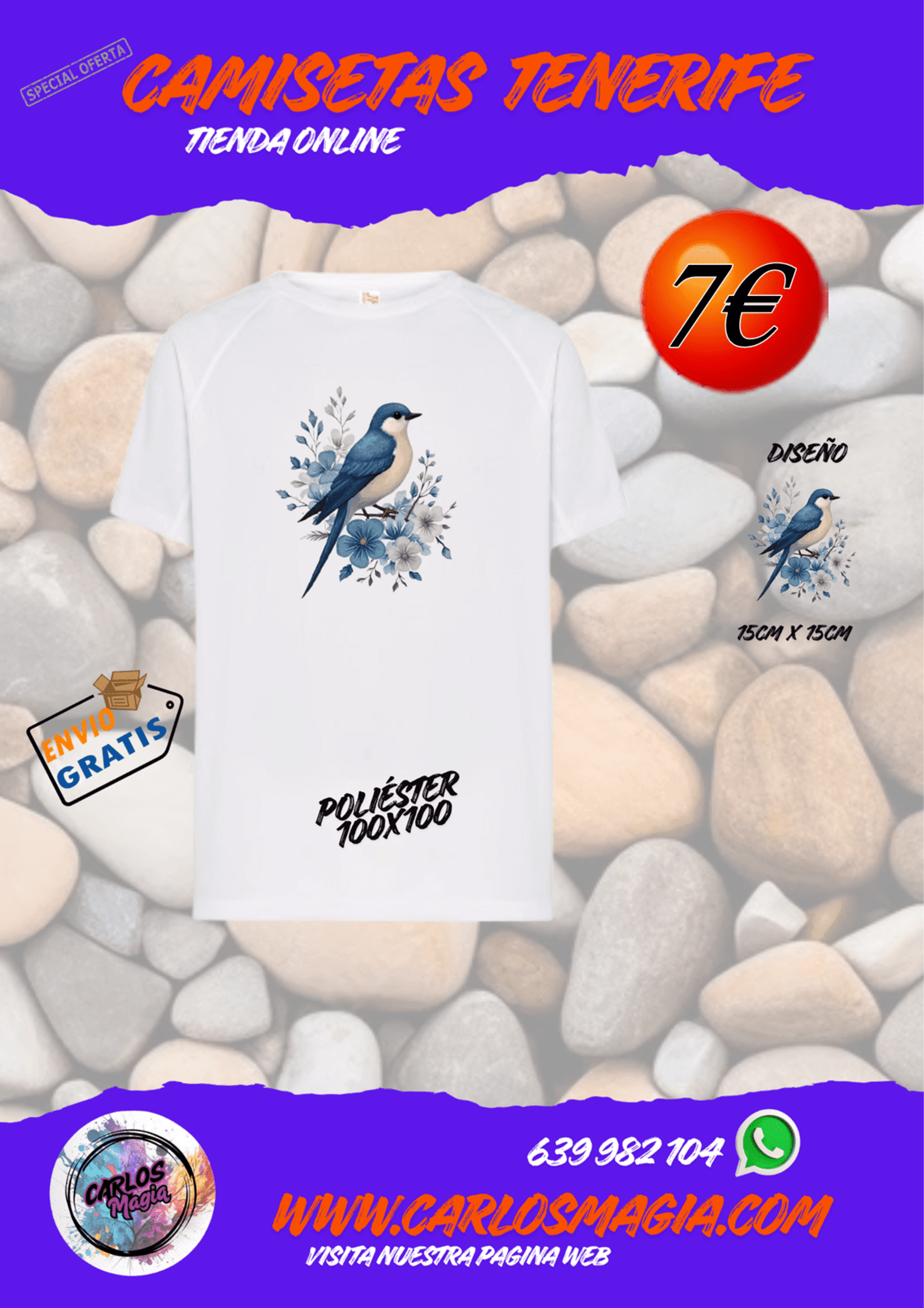 Camiseta Pájaros - 1