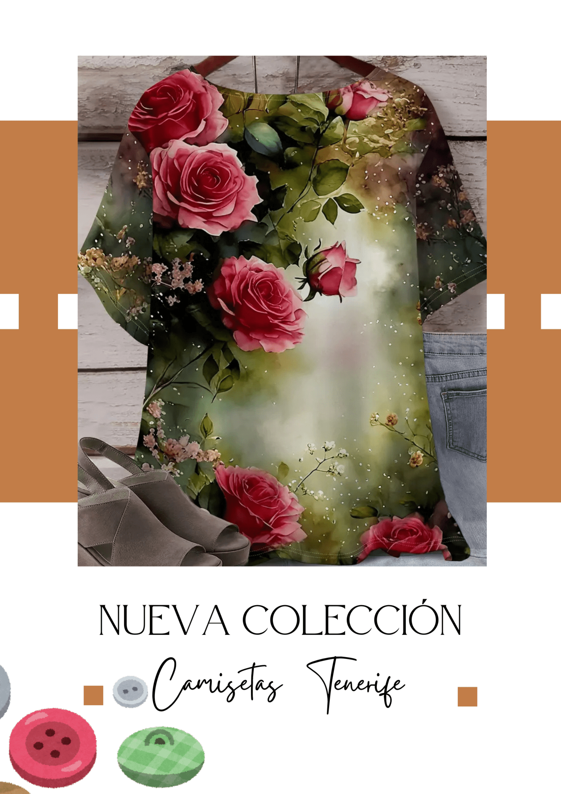 Camiseta 5 Rosas - 2
