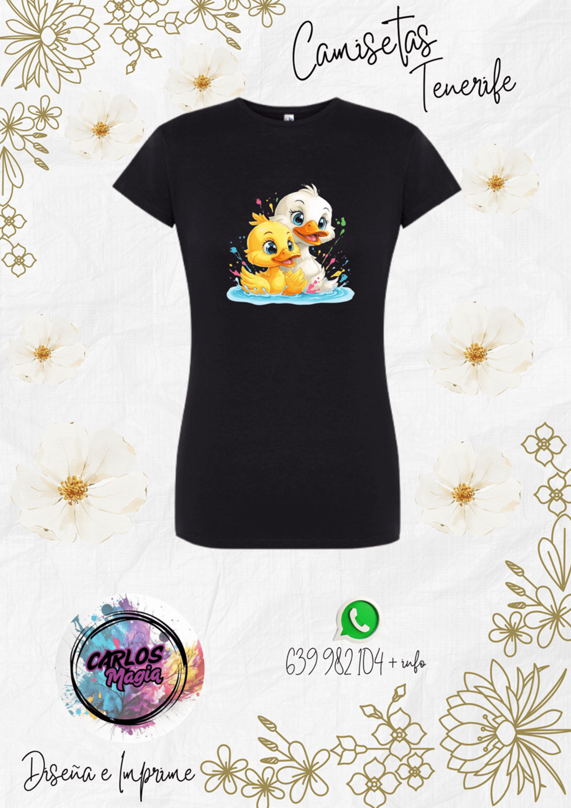 Camisetas carlos imprenta tenerife online - 1