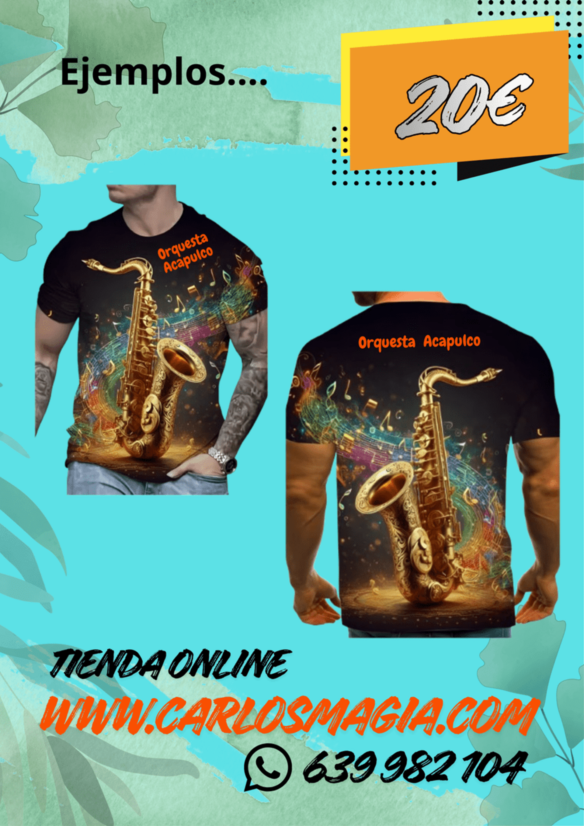 Camisetas Musicos. - 5