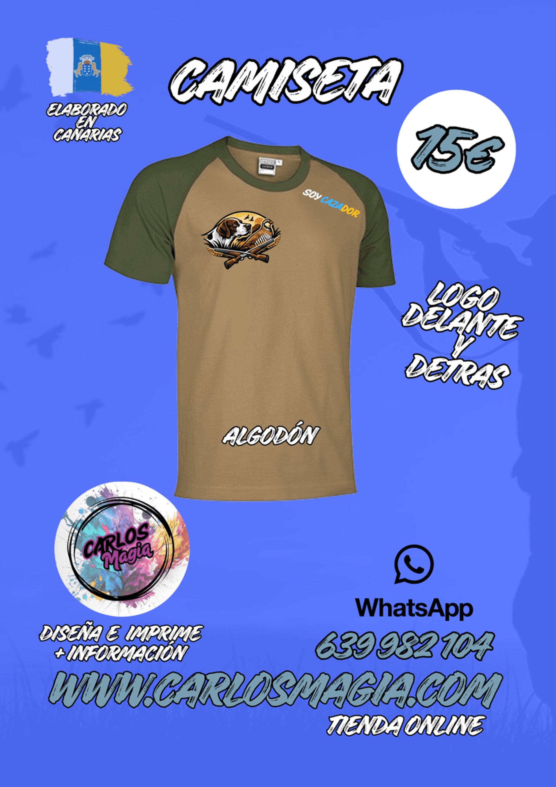 Camiseta caza bicolor - 2