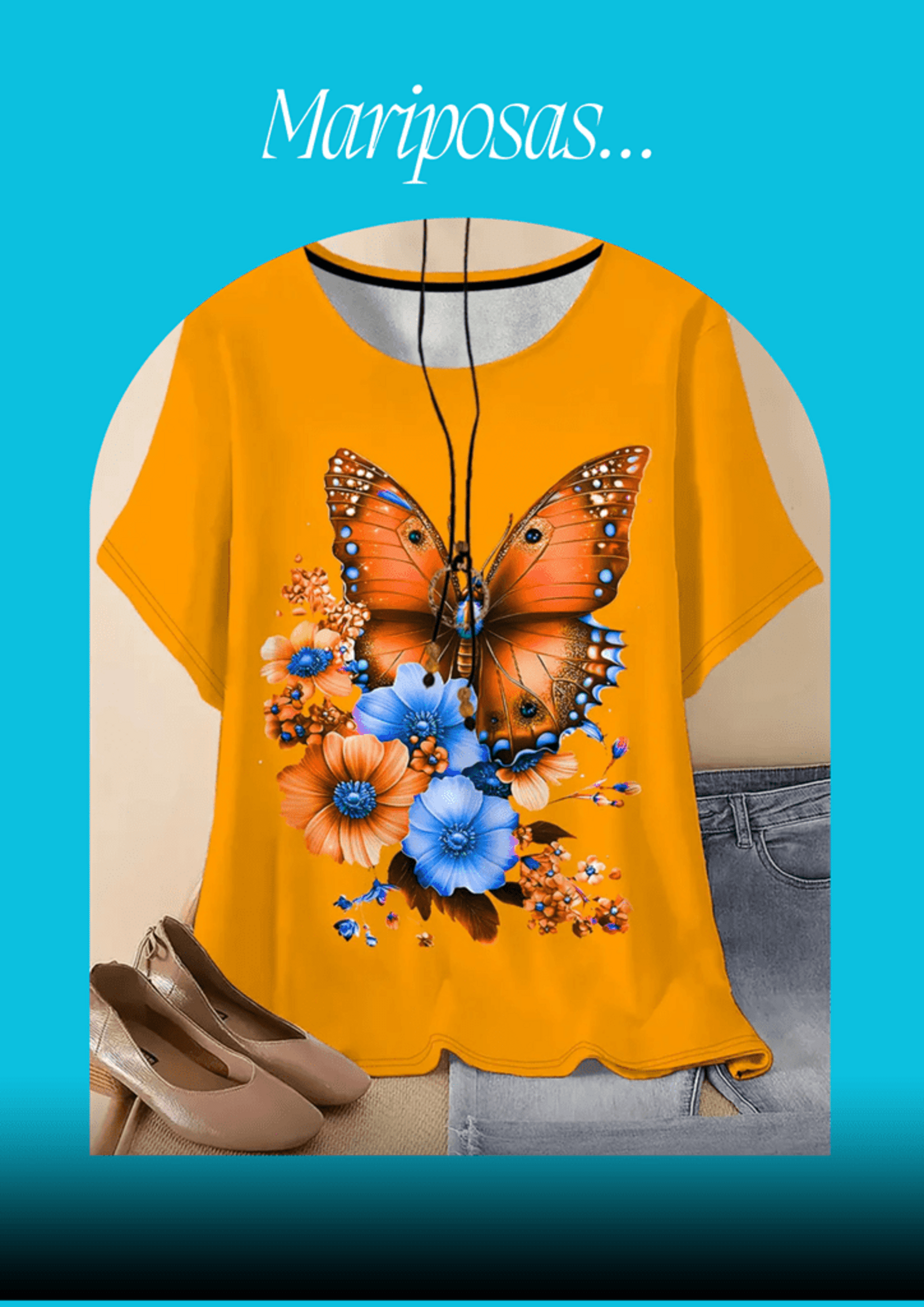Camisetas Mariposas - 3
