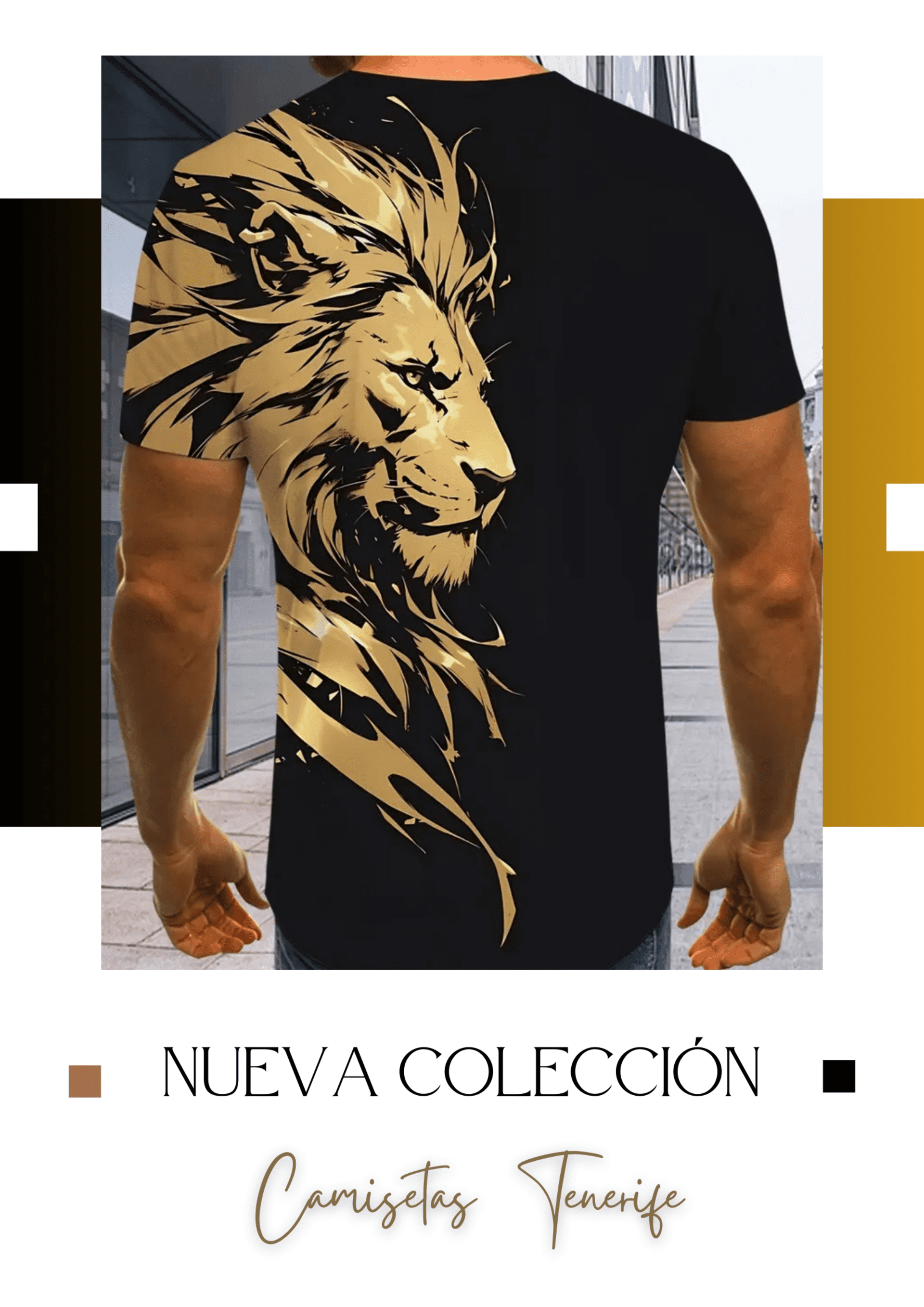 Camiseta León Dorado - 2