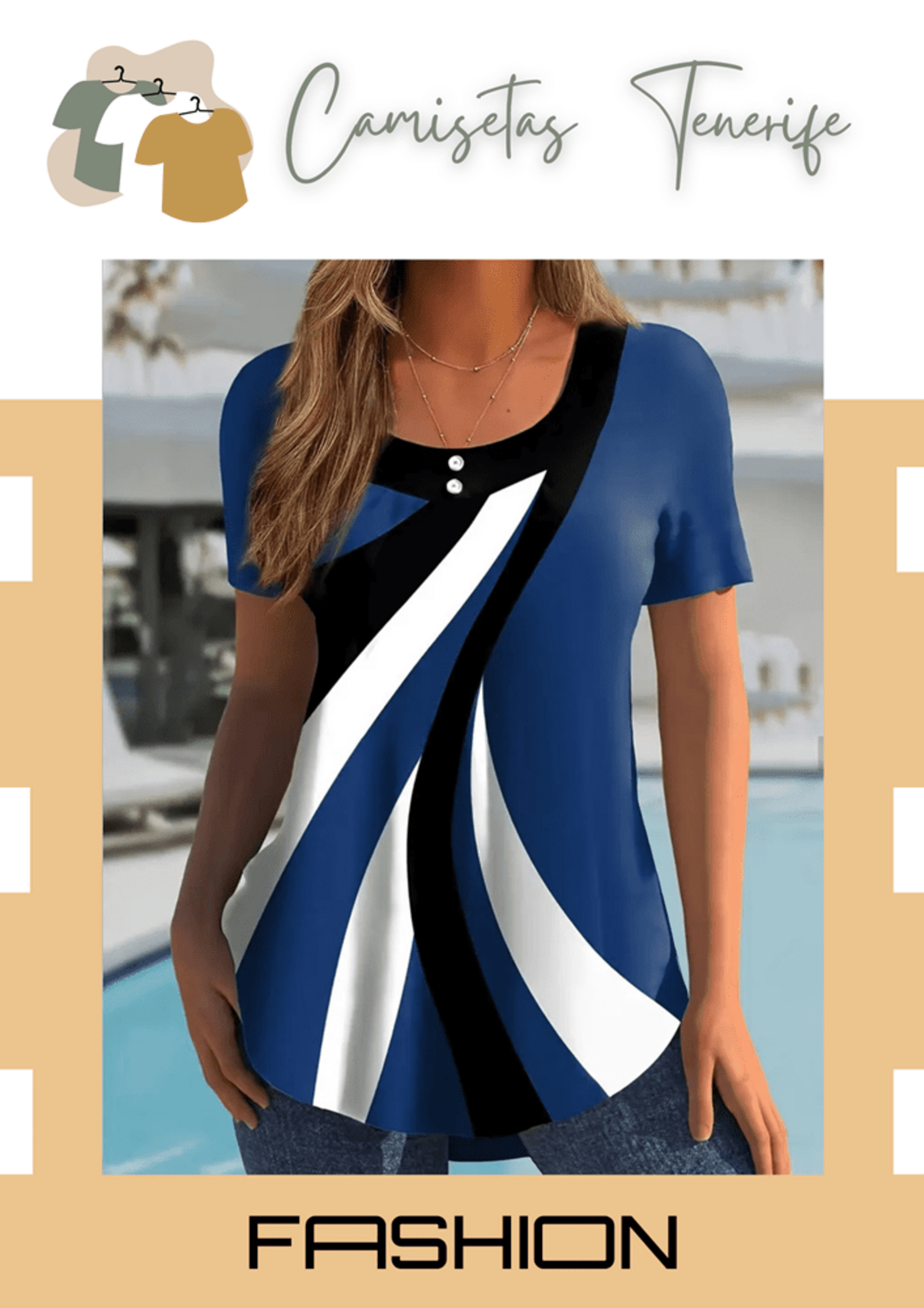 Camiseta Mujer Lisa A - 3