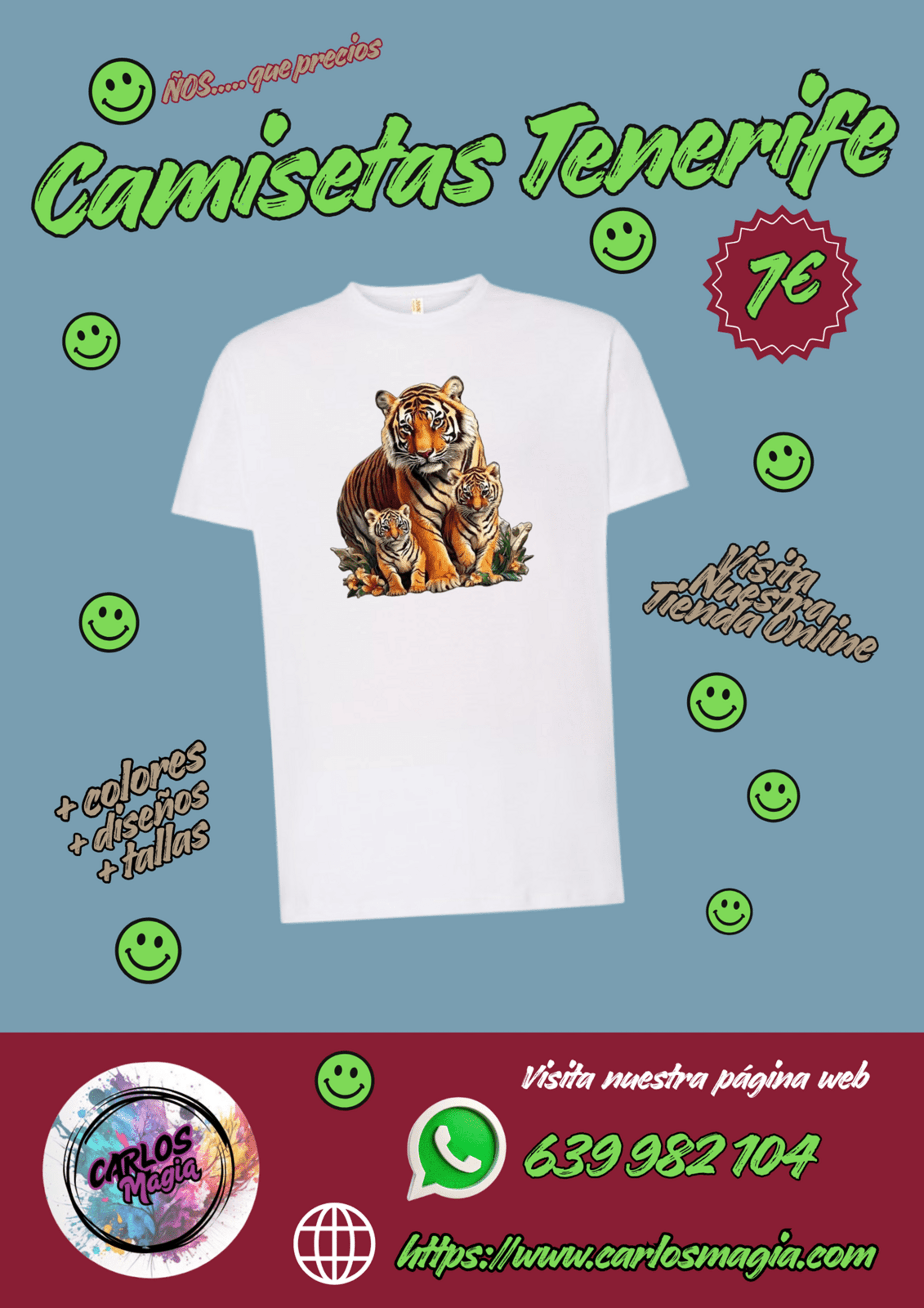 Camiseta Tigre - 1