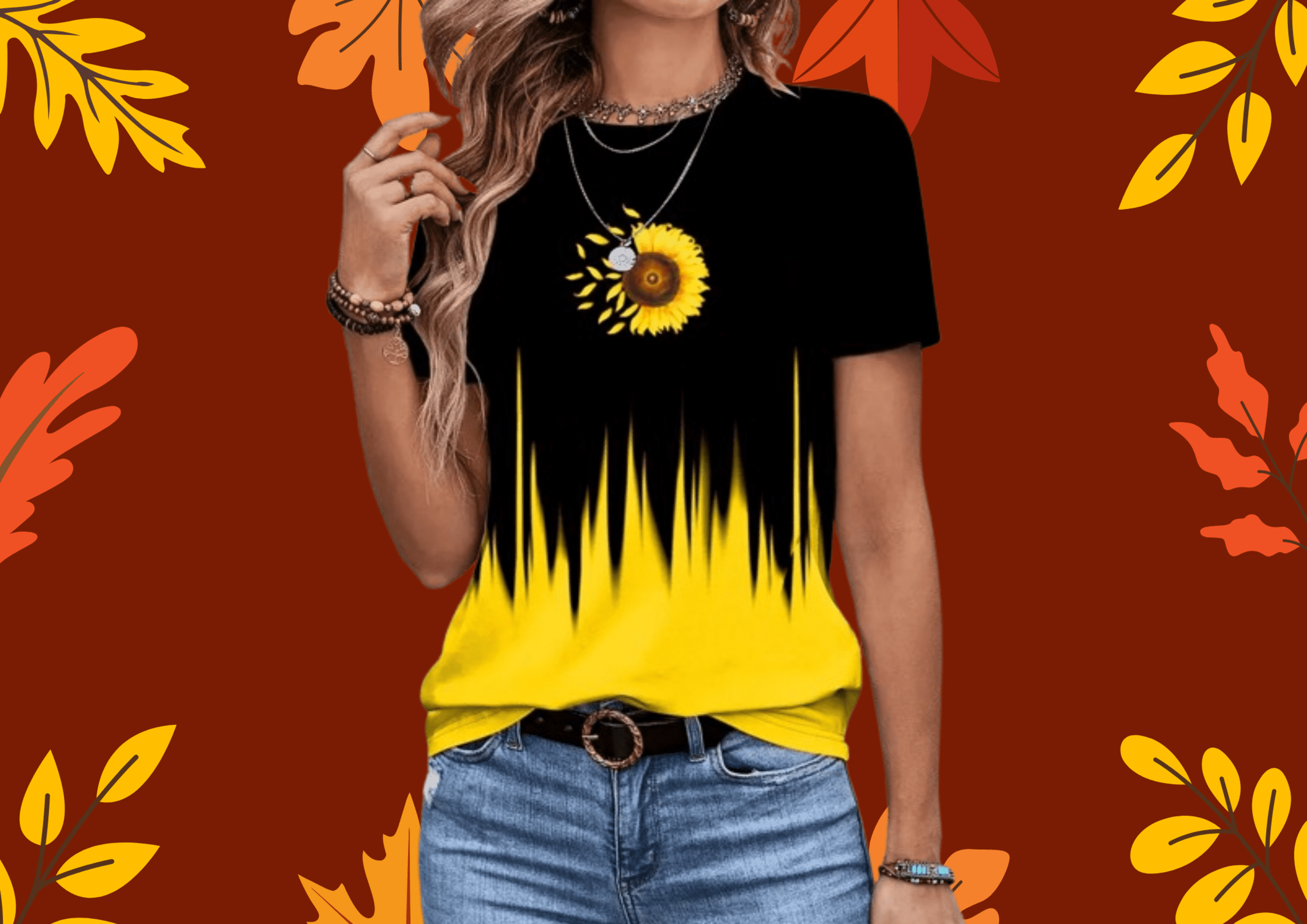 Camiseta Girasol Amarillo - 1