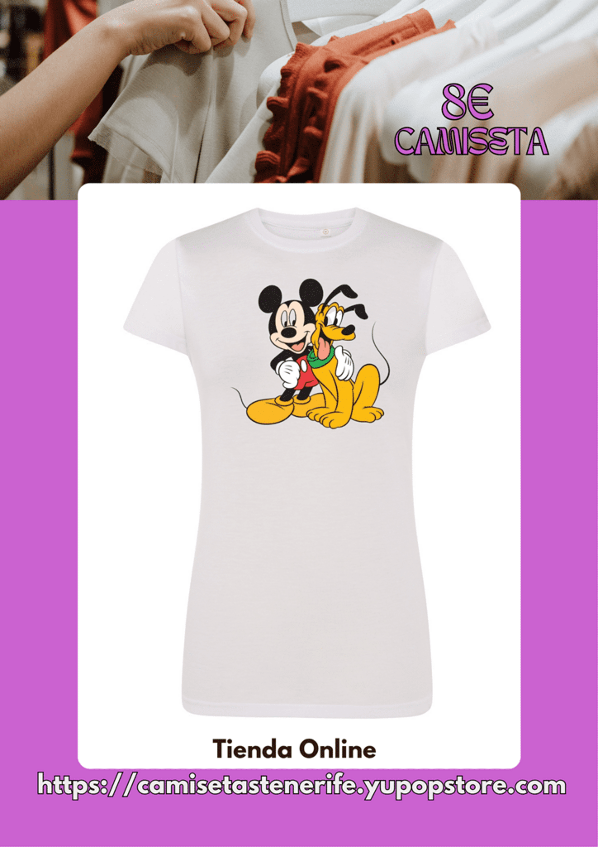 Camiseta Mickey a - 1