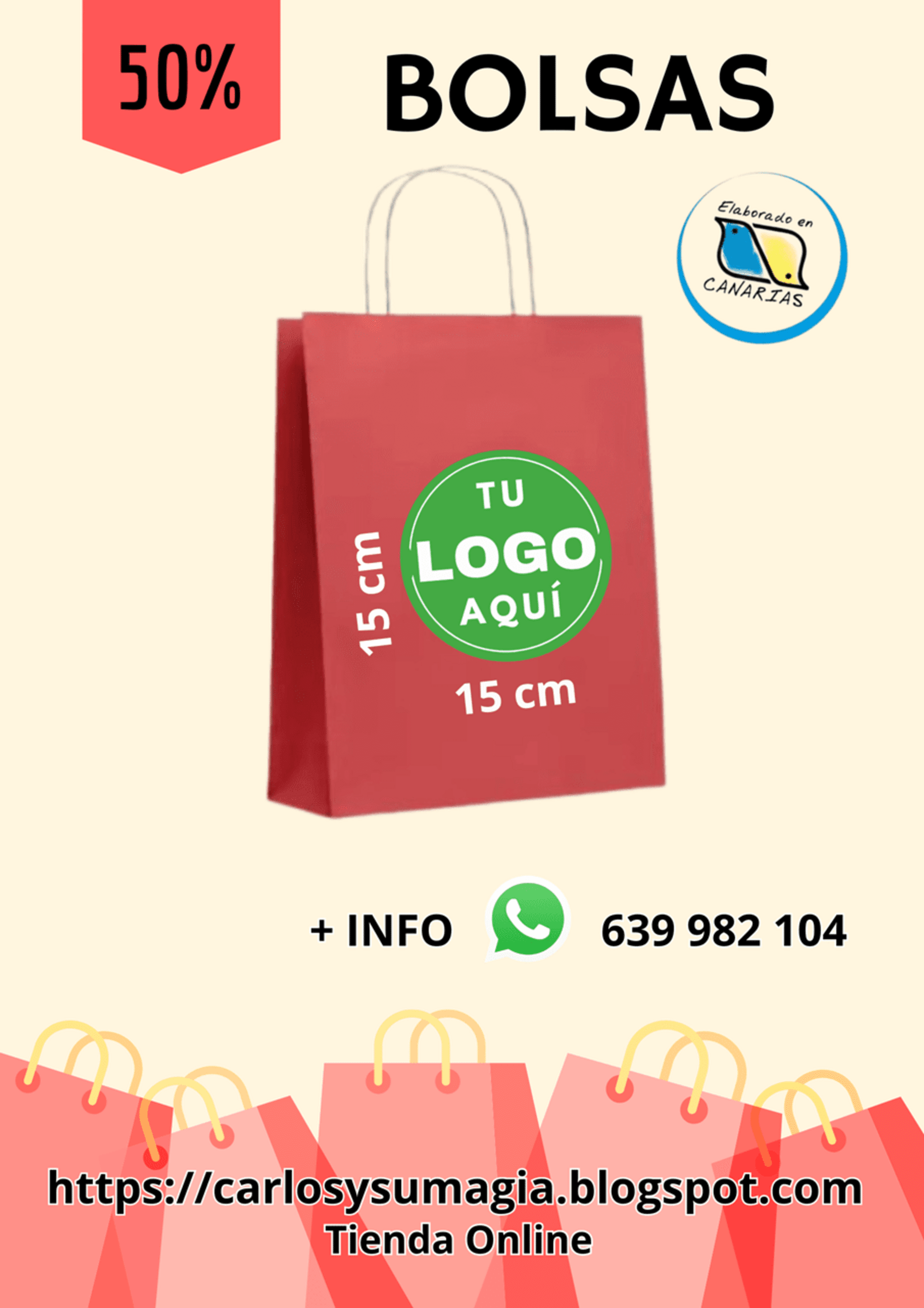 Bolsas de Papel Personalizadas. - 2