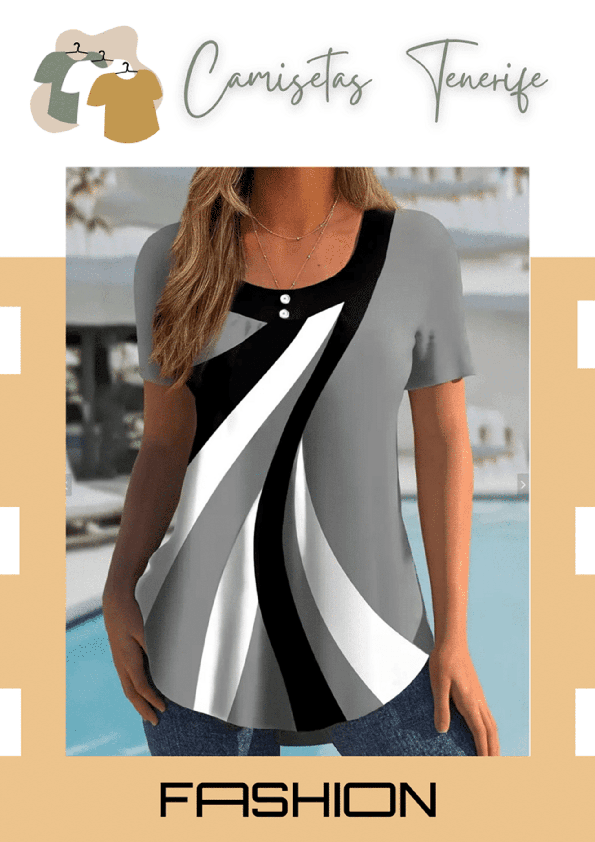 Camiseta Mujer Lisa A - 1