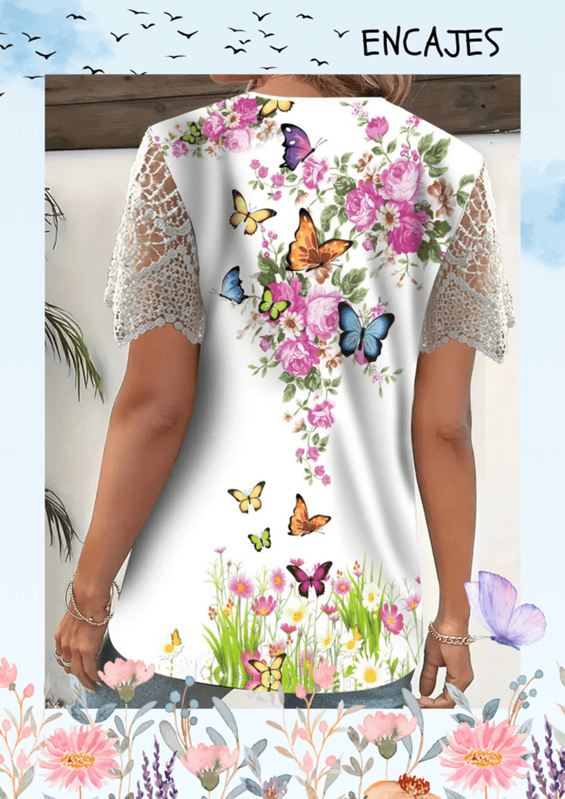 Camisetas Encajes A - 2