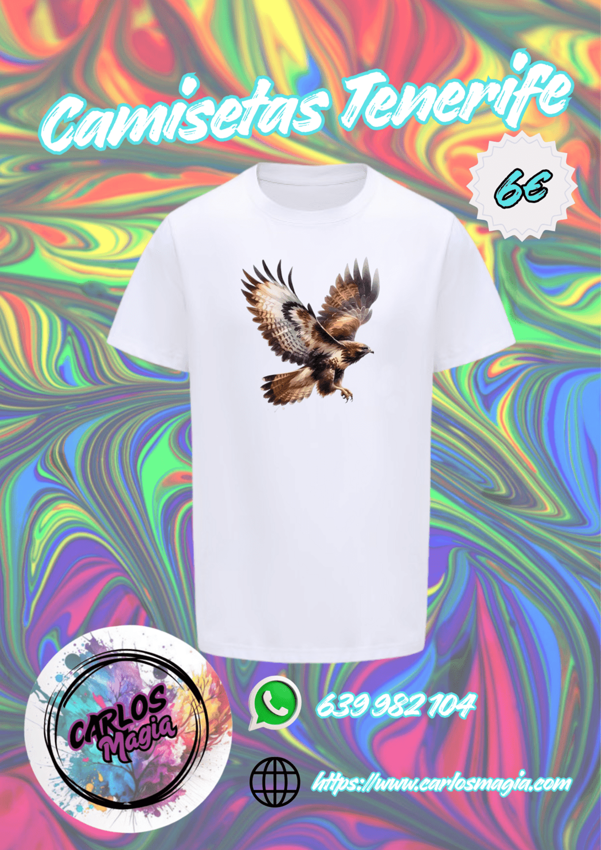 camiseta águila canela - 1