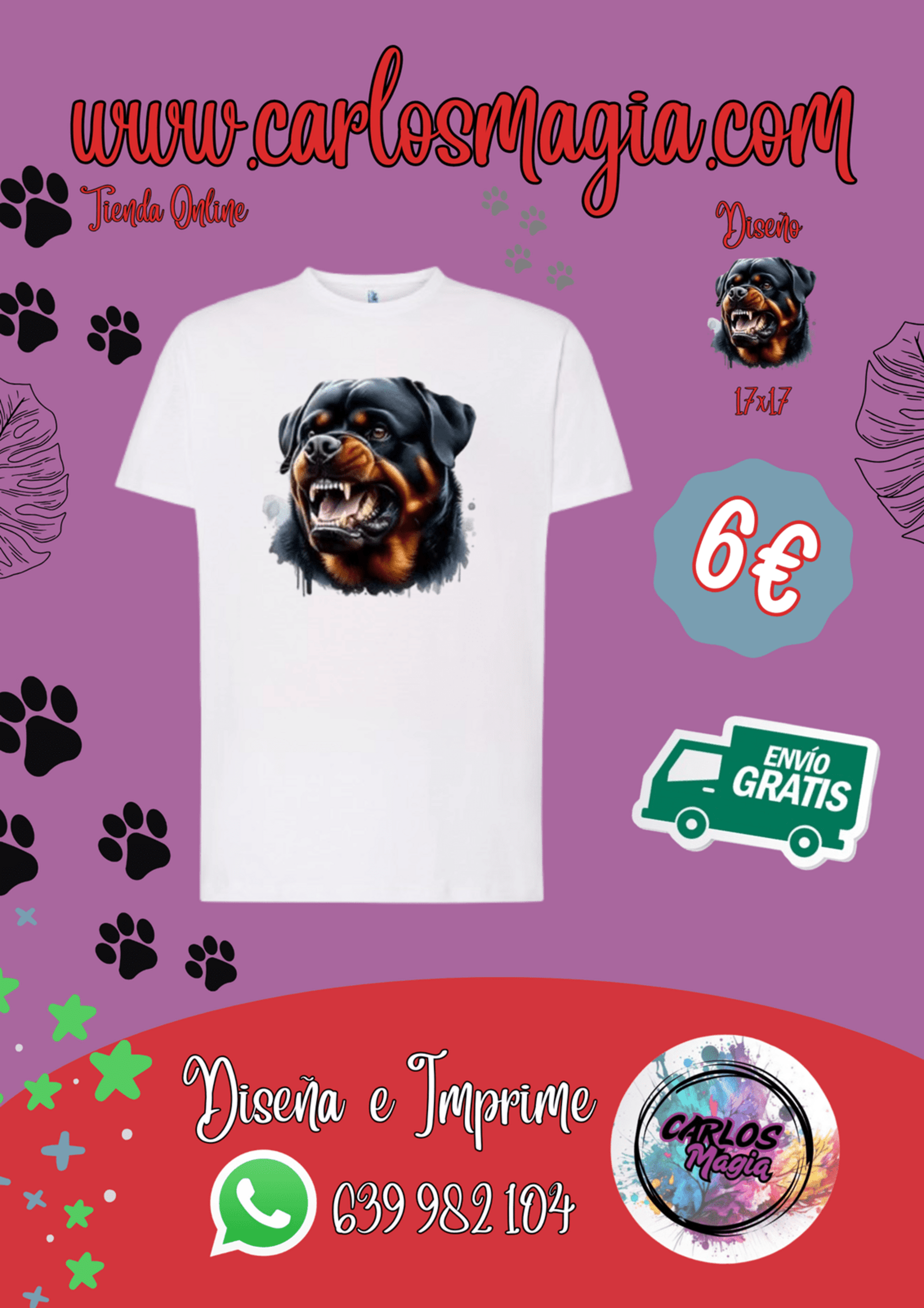 Camisetas Perros. - 1